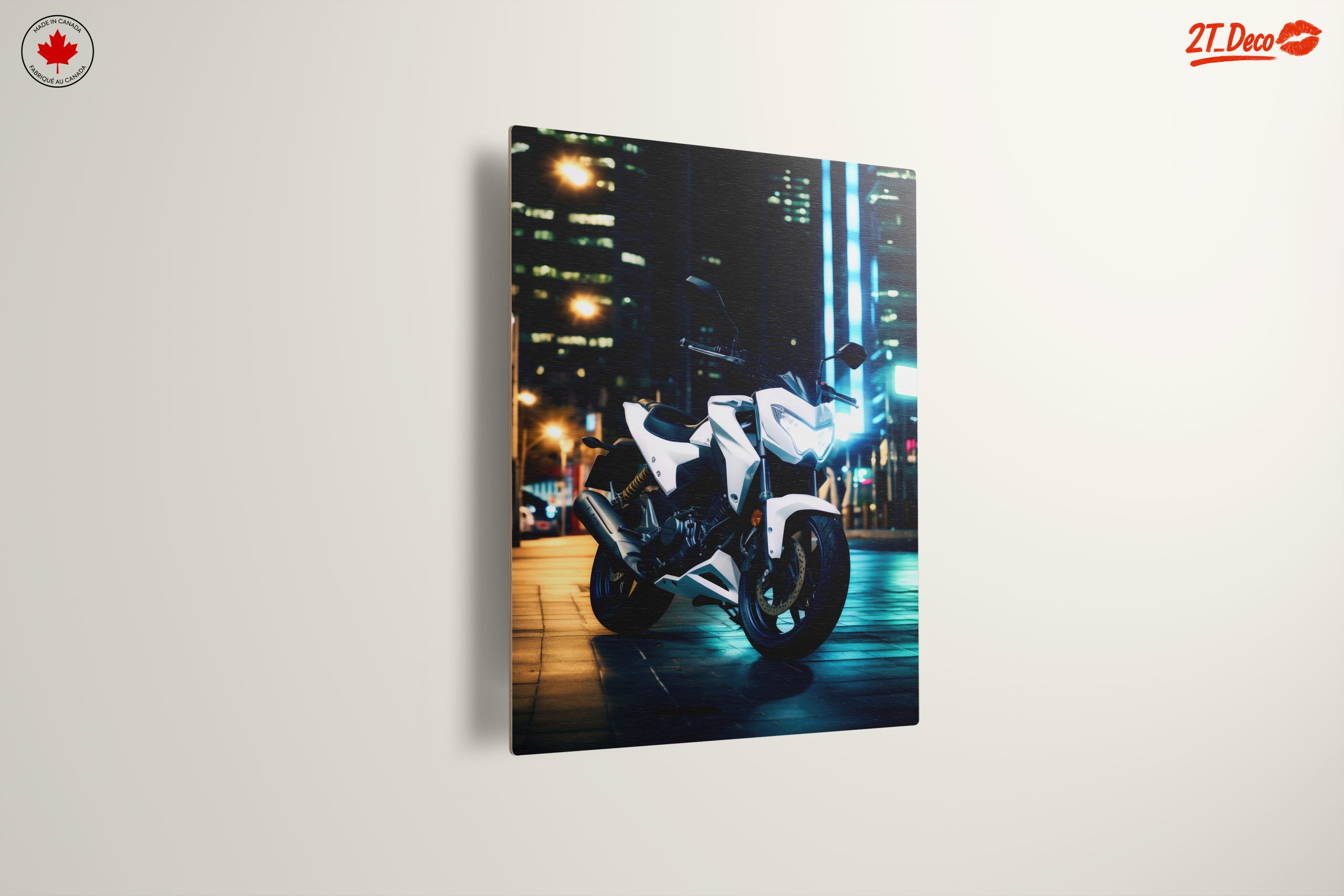 Modern Motorcycle in City Lights - Image 13
