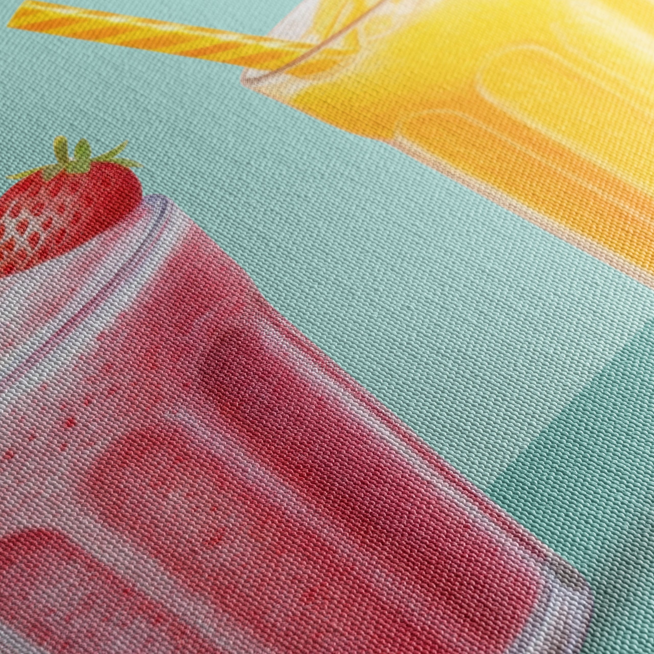 Colorful Abstract Food Beverage Art - Image 5