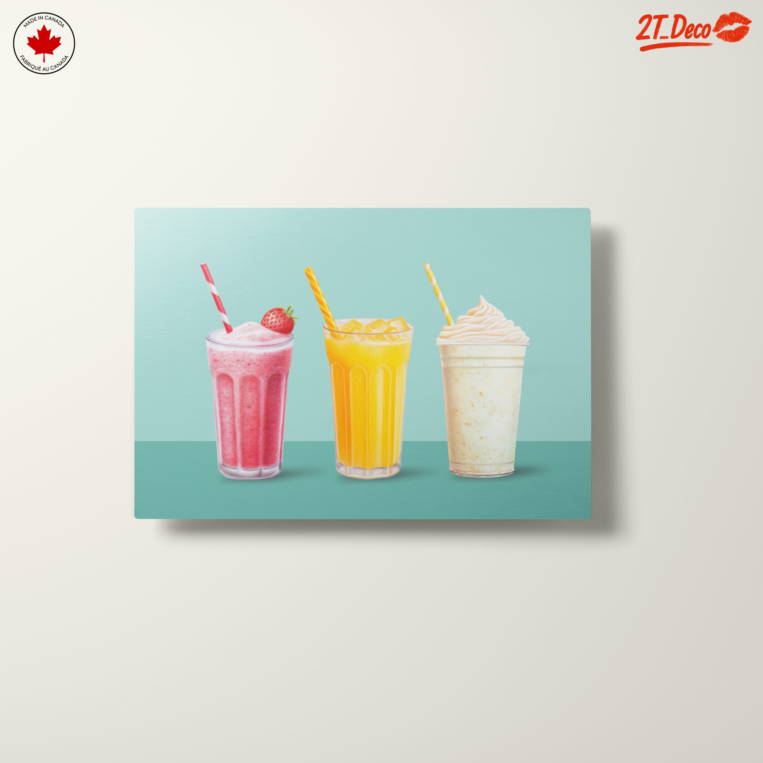 Colorful Abstract Food Beverage Art - Image 10