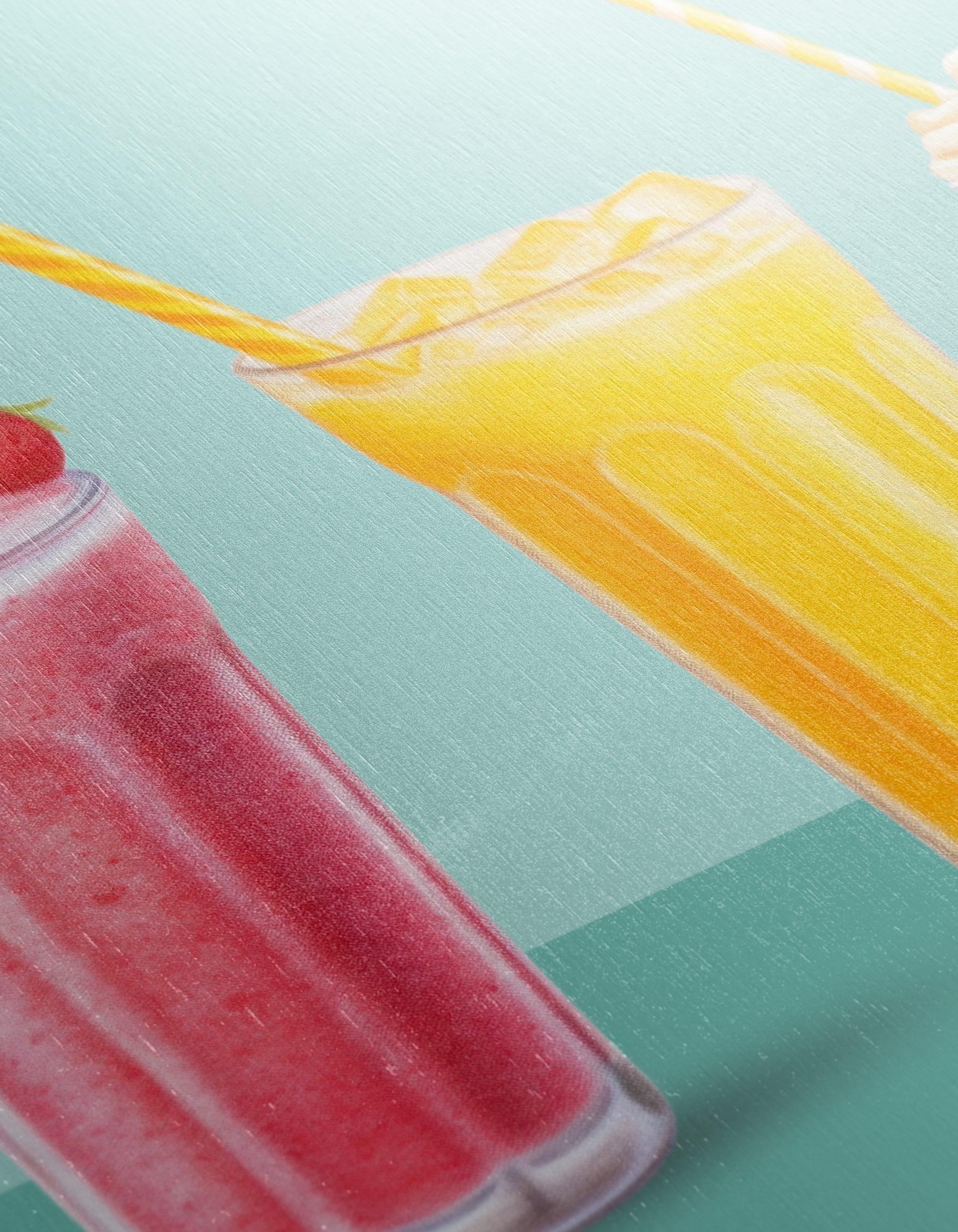 Colorful Abstract Food Beverage Art - Image 12