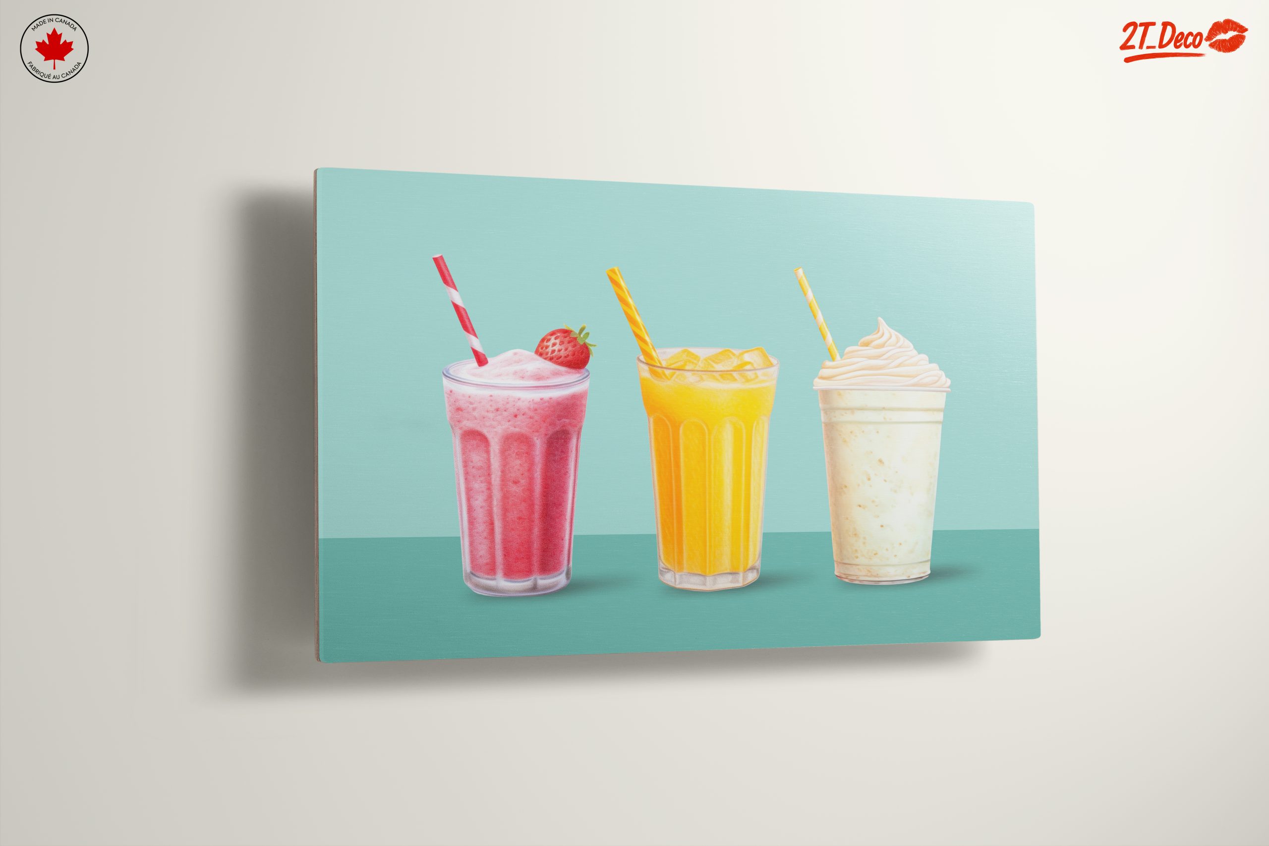 Colorful Abstract Food Beverage Art - Image 13