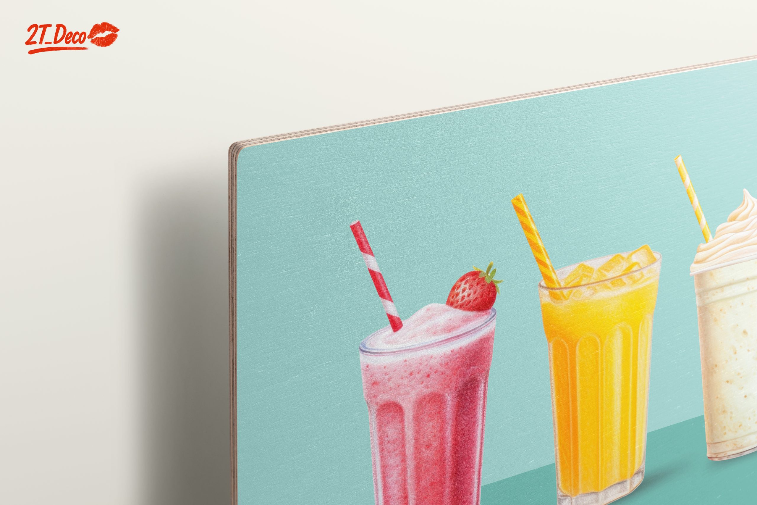 Colorful Abstract Food Beverage Art - Image 15