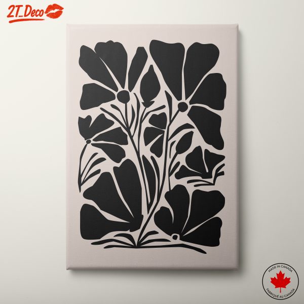 Stylized Floral Botanical Abstract Art