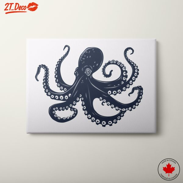 Stylized Octopus Art for Contemporary Decor