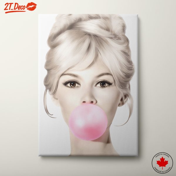 Stylized Pop Art Portrait of a Woman