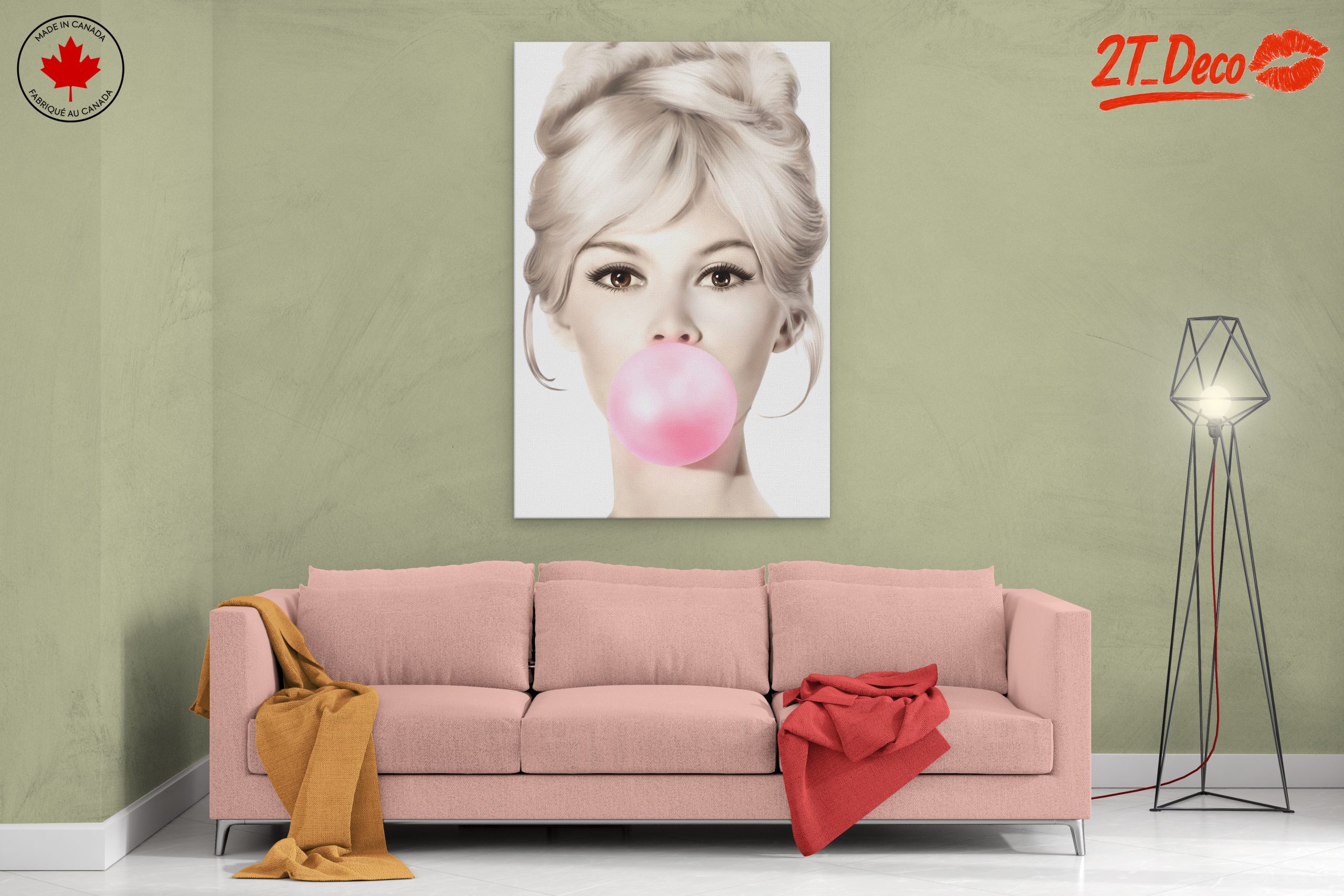Stylized Pop Art Portrait of a Woman - Image 2