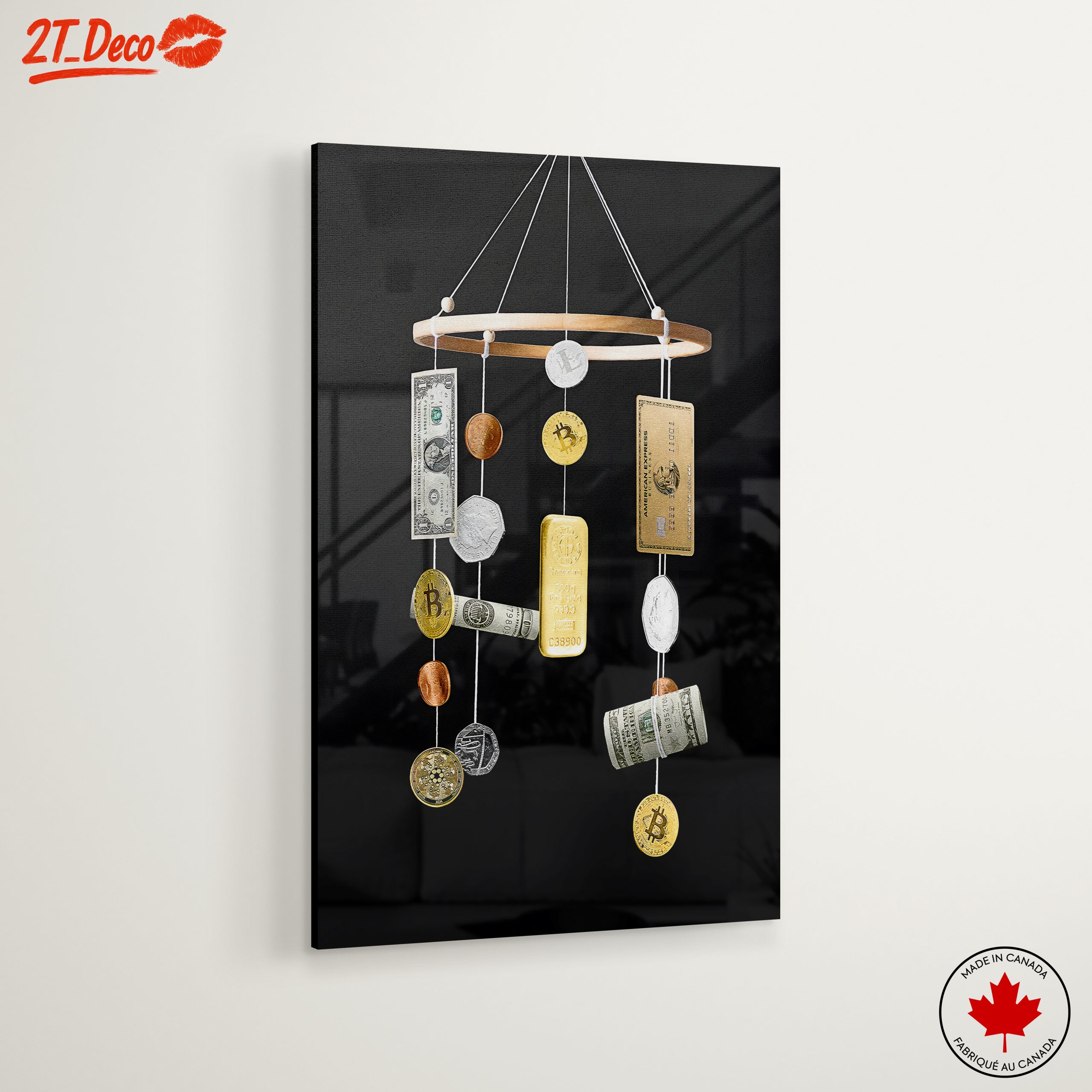 Playful Pop Art Currency Mobile - Image 6