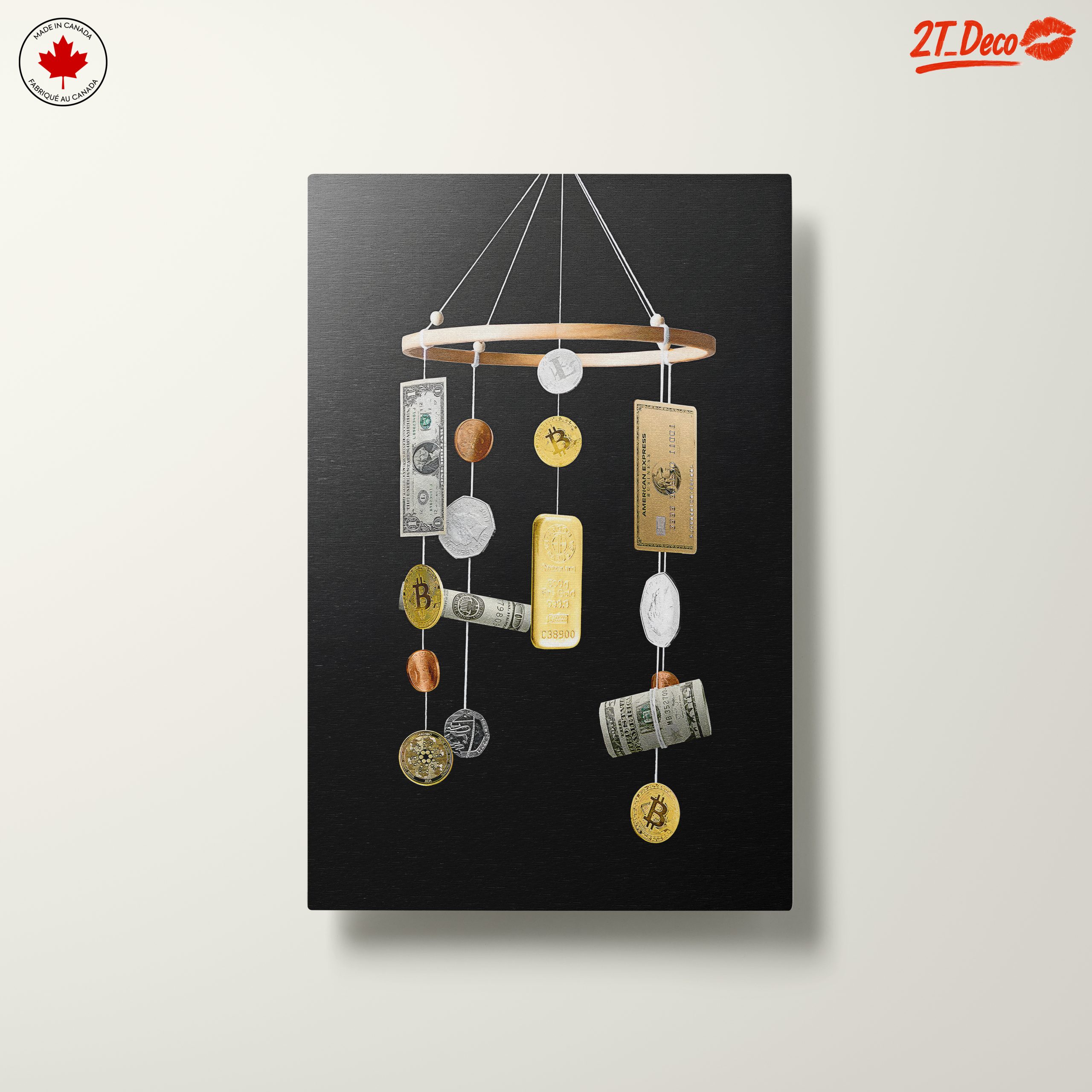 Playful Pop Art Currency Mobile - Image 10