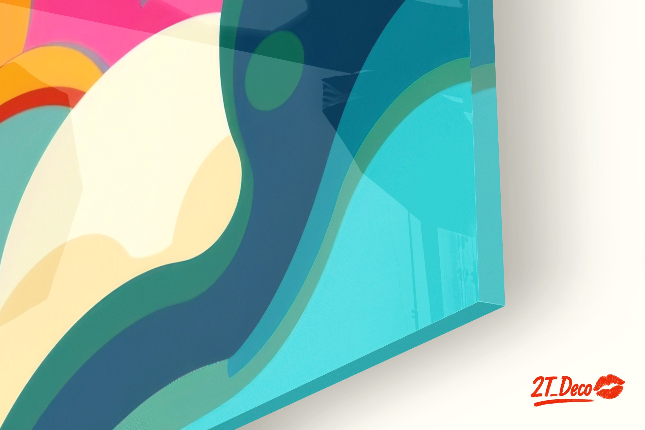 Vibrant Abstract Cloud Art in Colorful Palette - Image 9