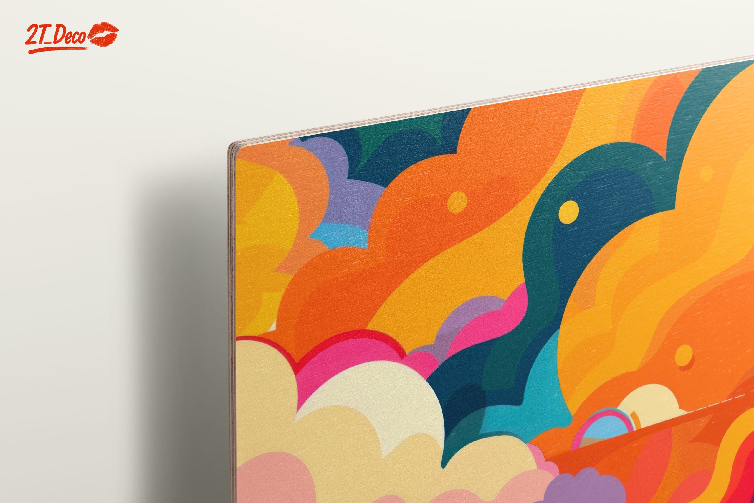 Vibrant Abstract Cloud Art in Colorful Palette - Image 15