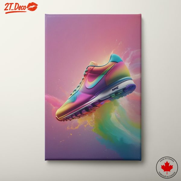 Vibrant Nike Sneaker Art 3