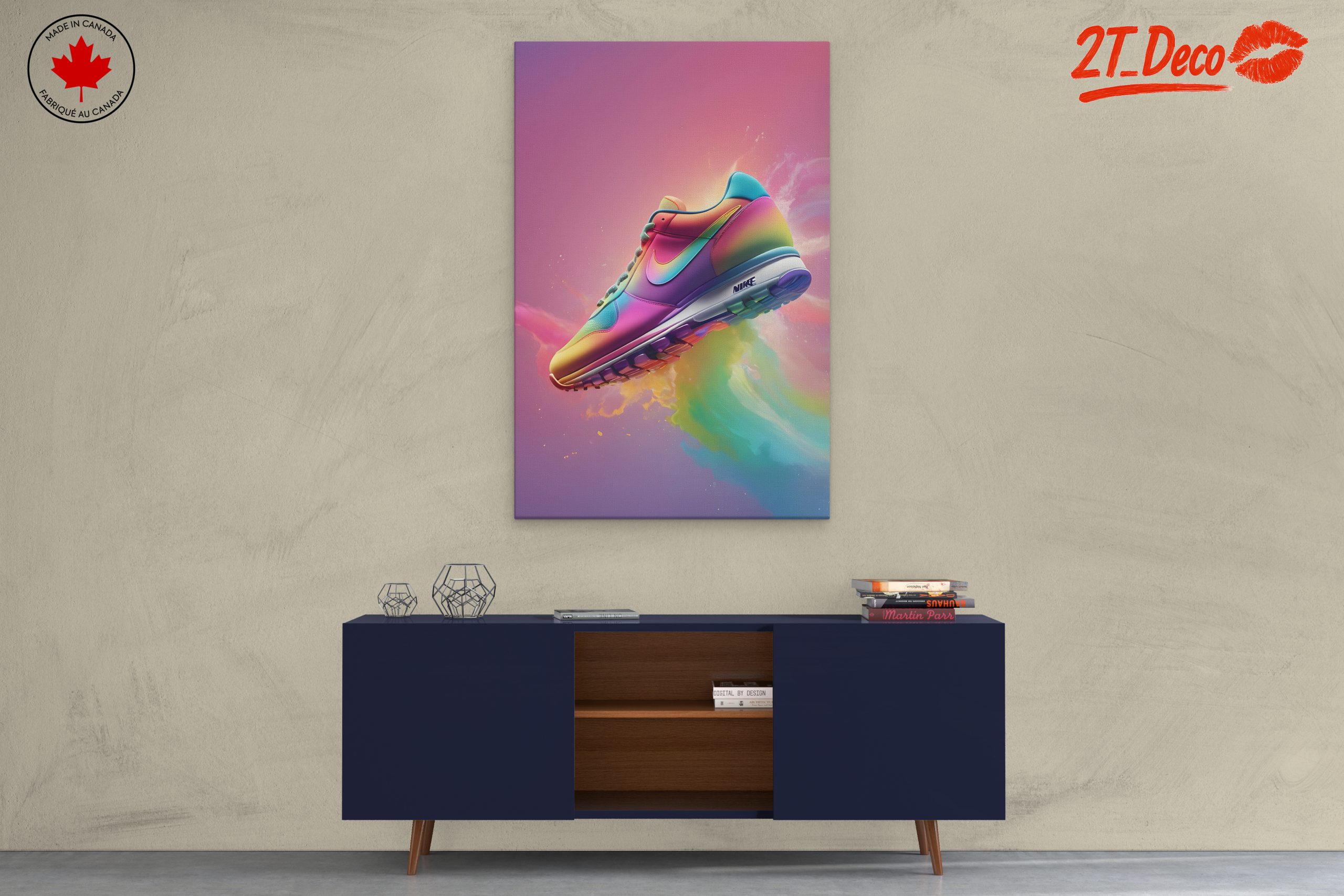 Vibrant Nike Sneaker Art 3 - Image 3