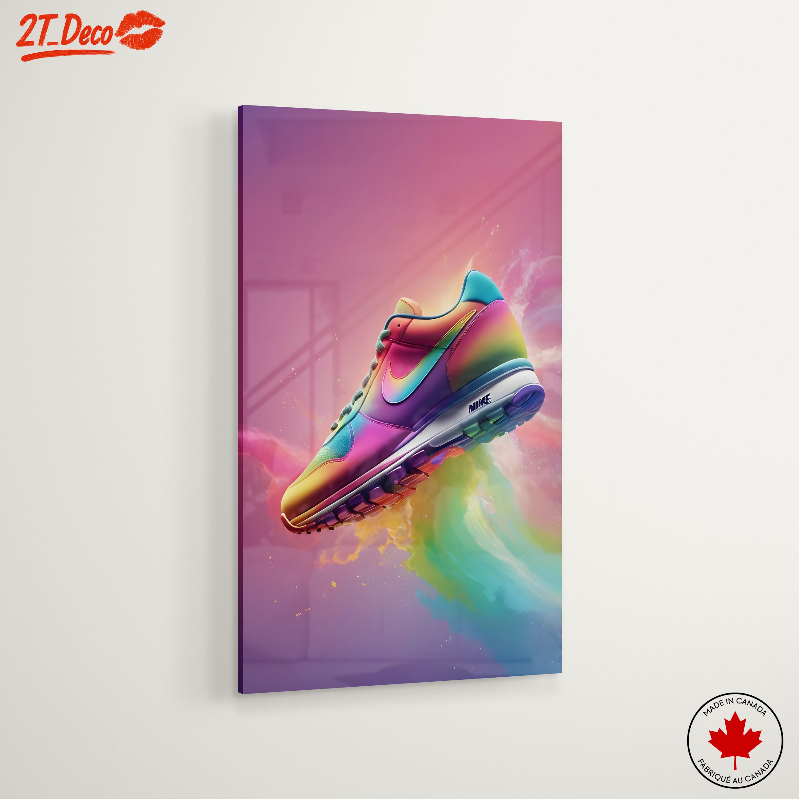 Vibrant Nike Sneaker Art 3 - Image 6