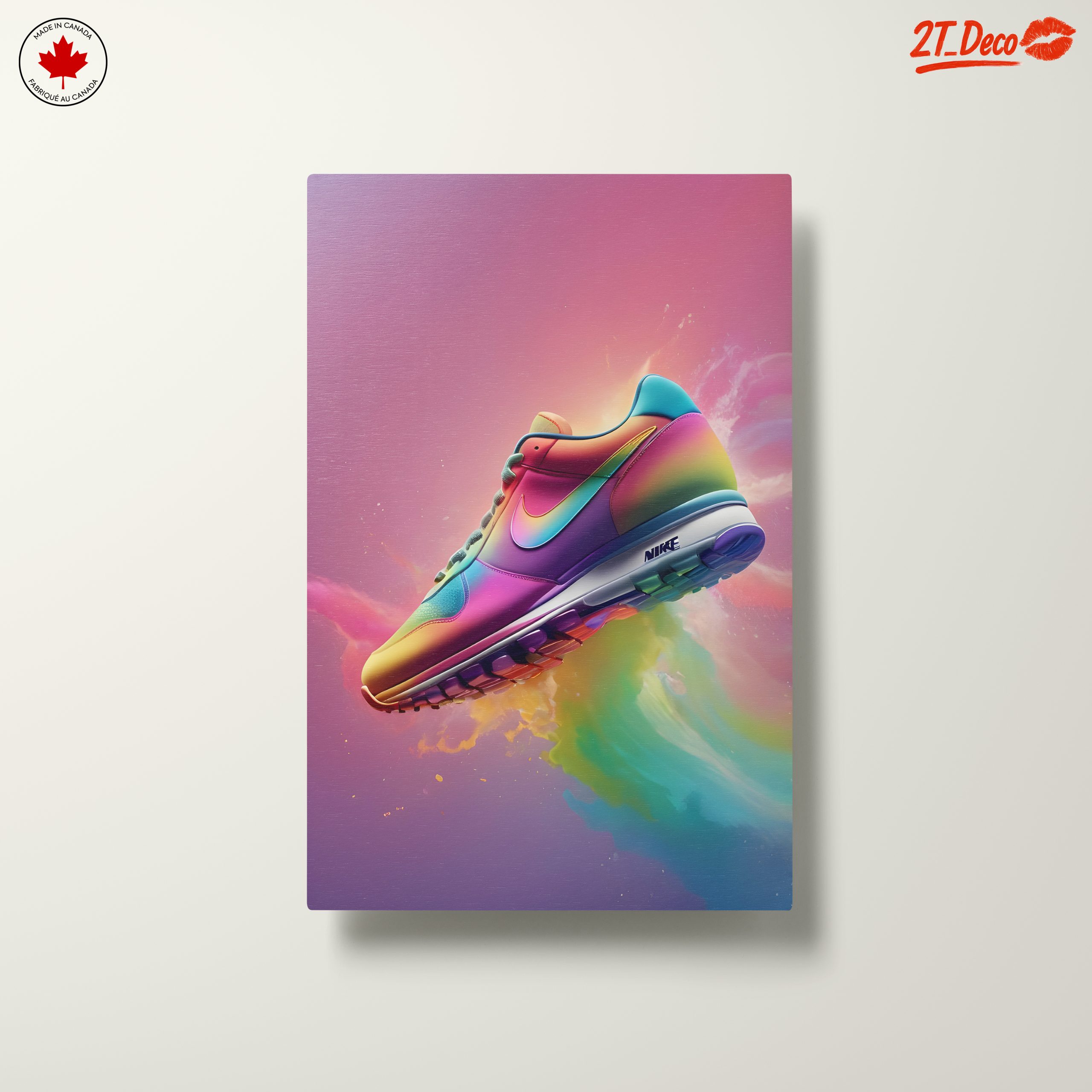Vibrant Nike Sneaker Art 3 - Image 10