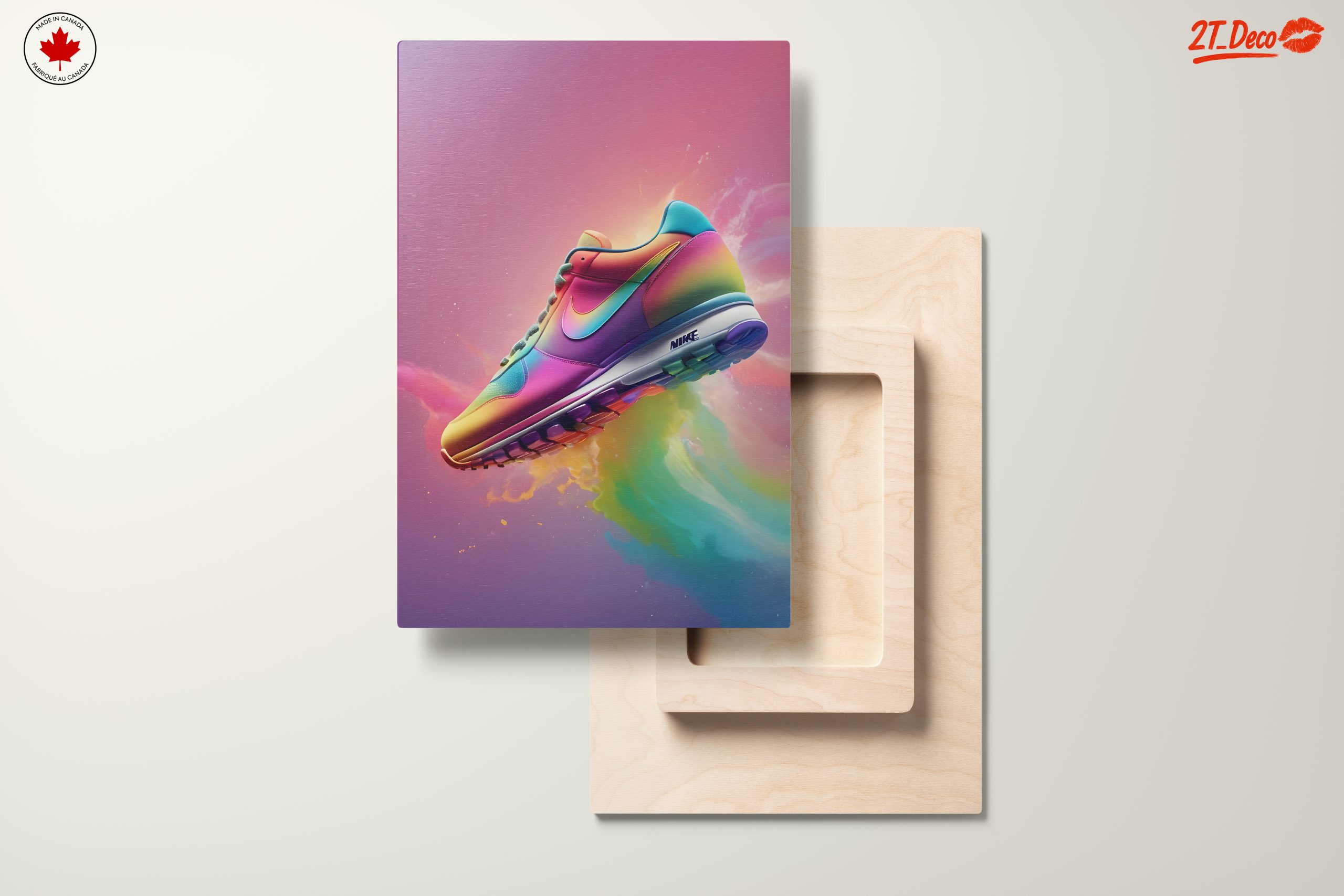 Vibrant Nike Sneaker Art 3 - Image 11