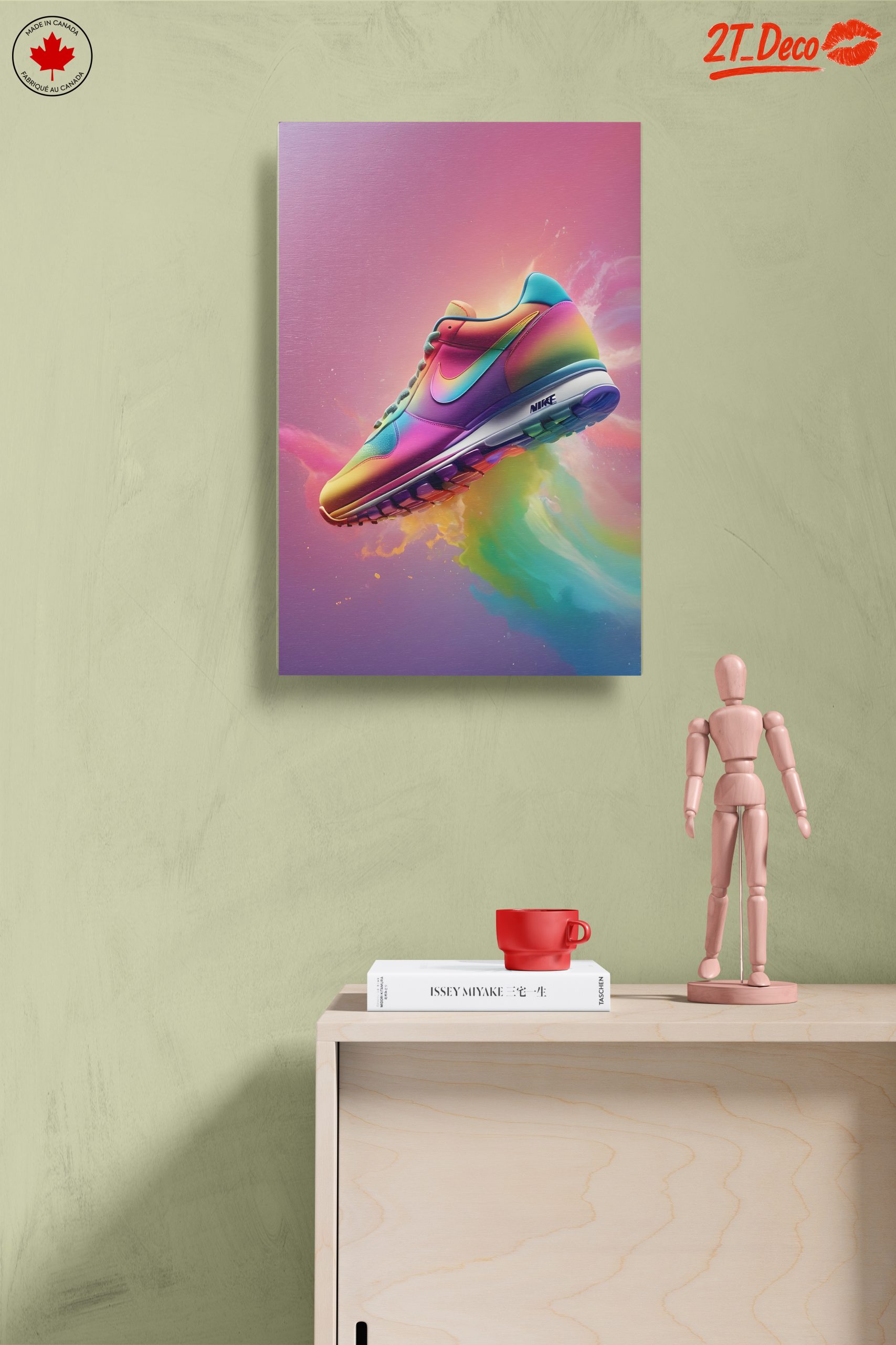 Vibrant Nike Sneaker Art 3 - Image 14