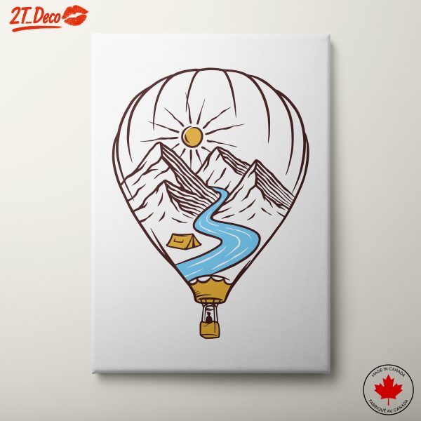 Hot Air Balloon Adventure in Mountains