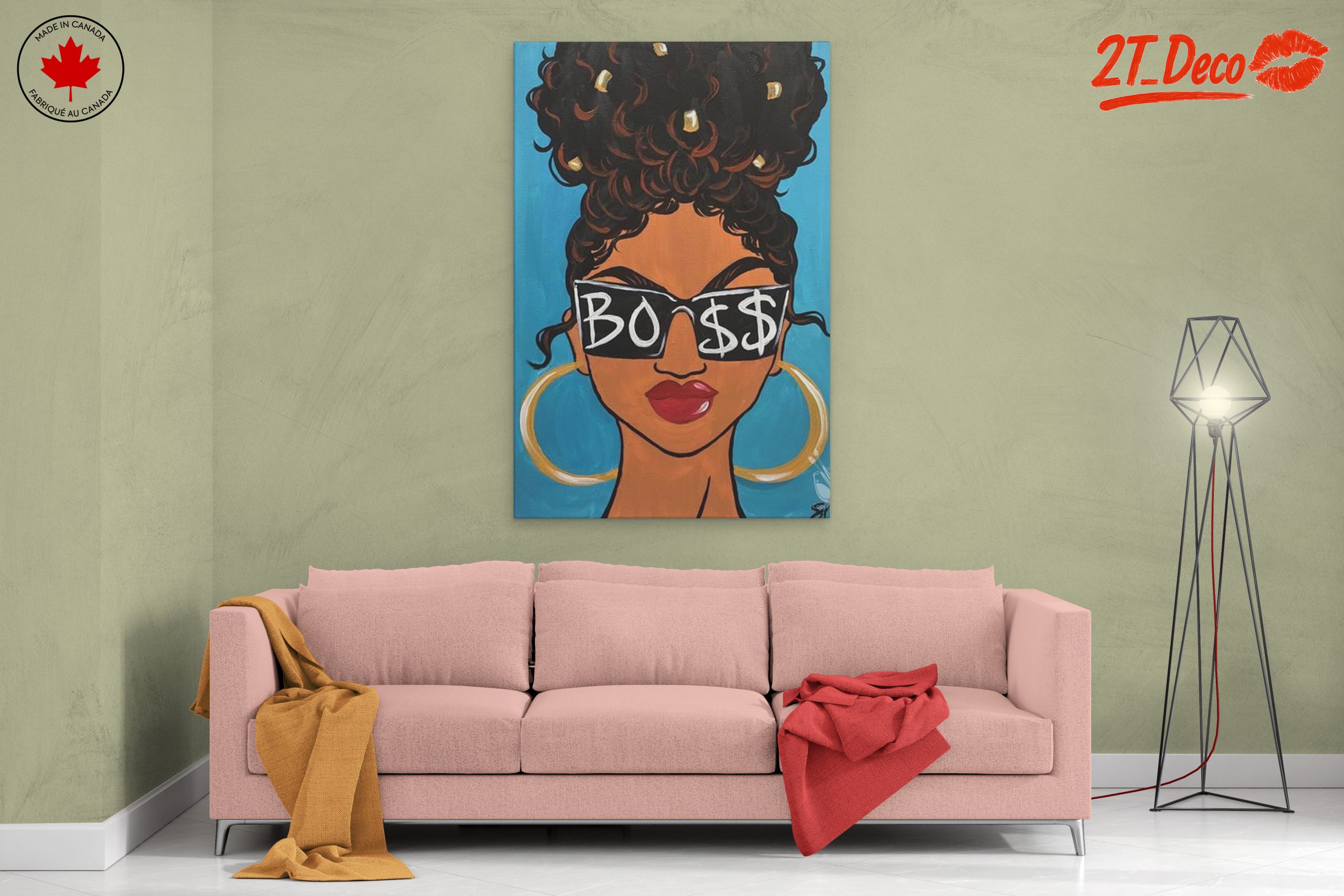 Stylish Afro Art With Bold Theme - Image 2