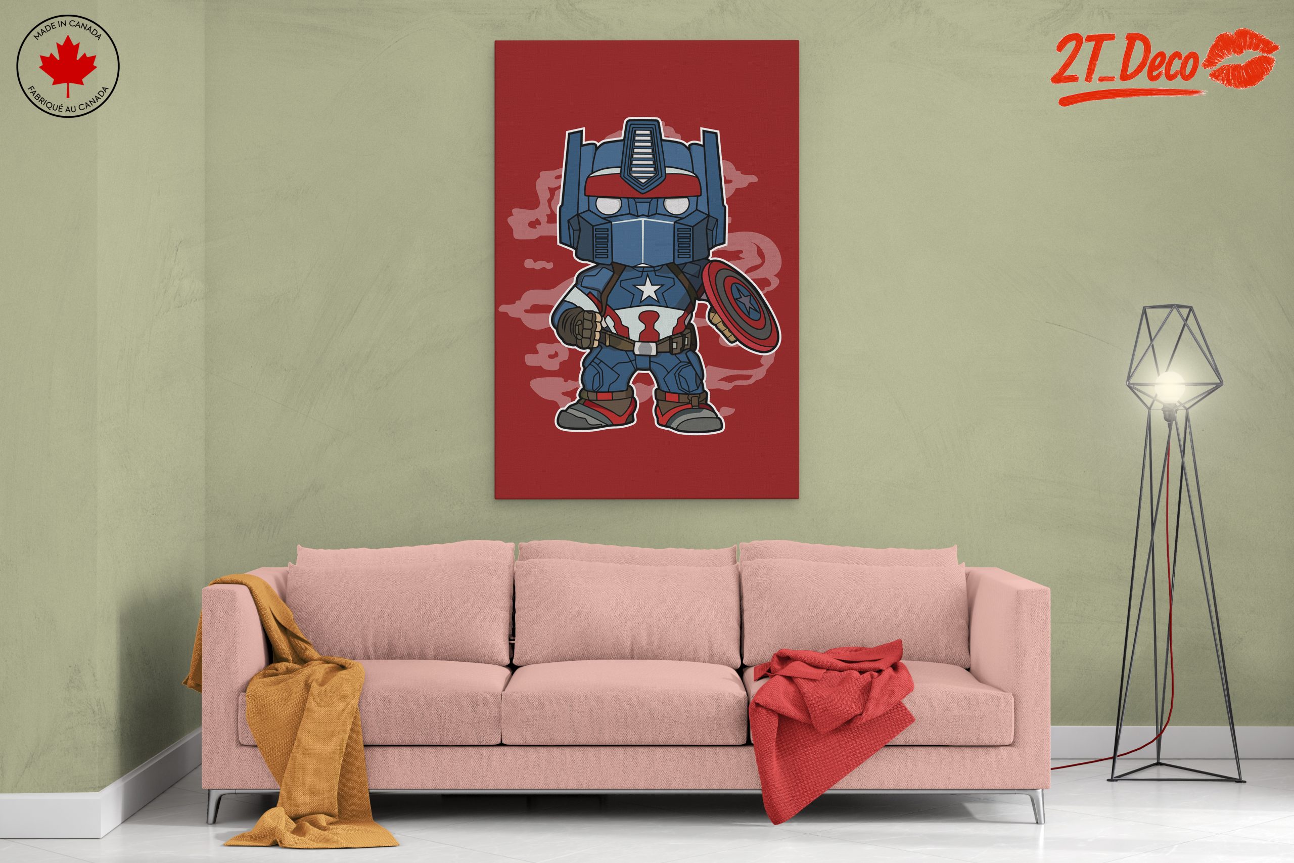 Stylized Superhero Robot Character Art - Image 2