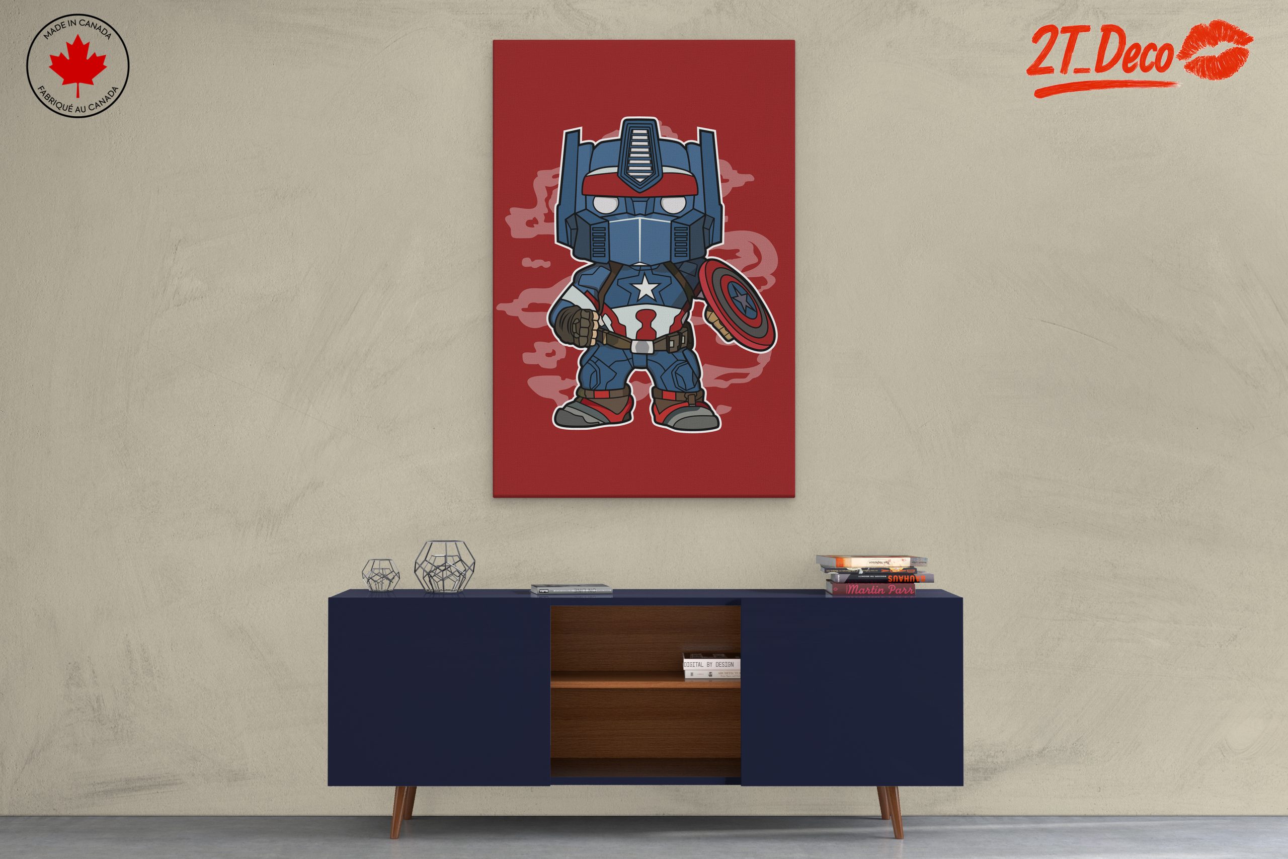 Stylized Superhero Robot Character Art - Image 3