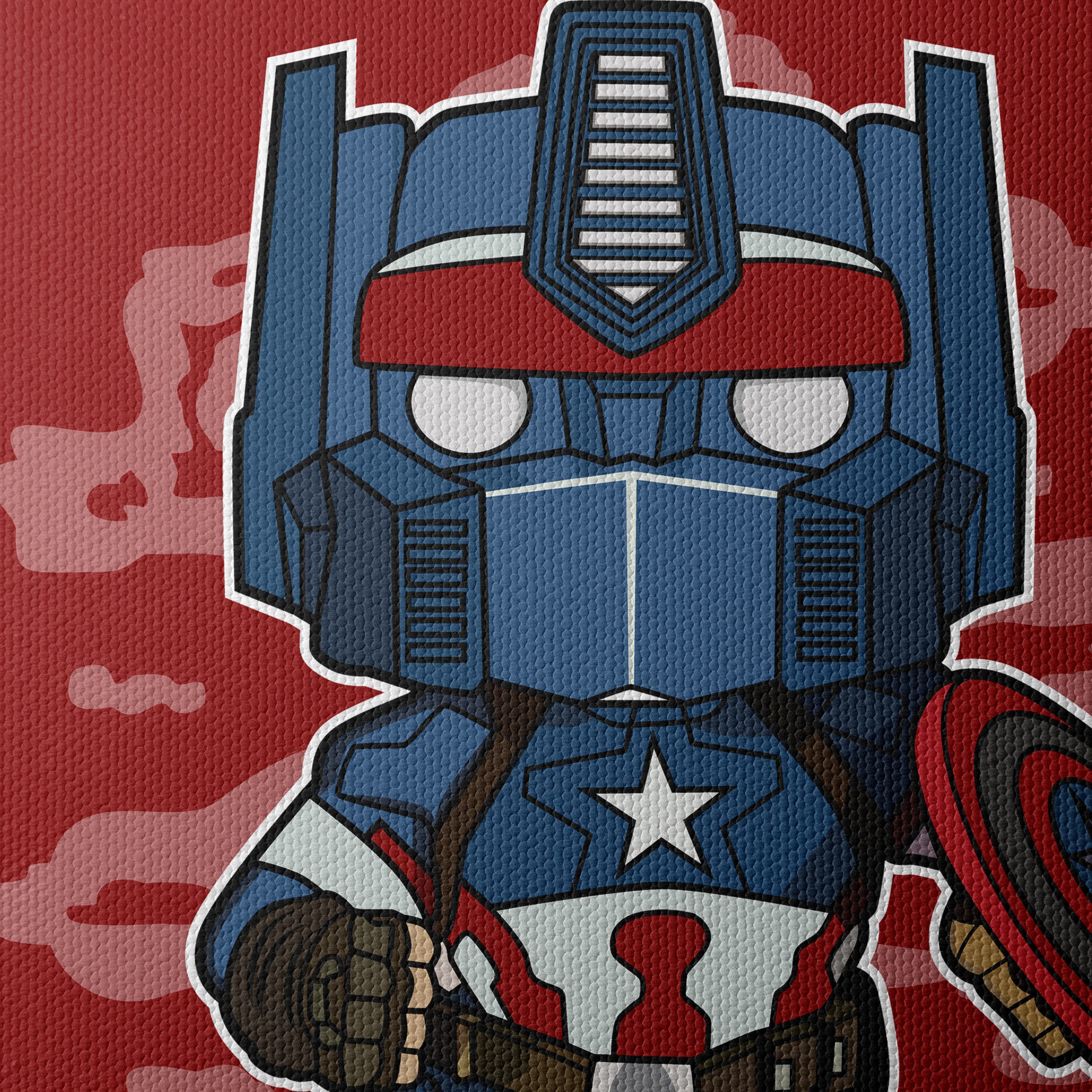 Stylized Superhero Robot Character Art - Image 4