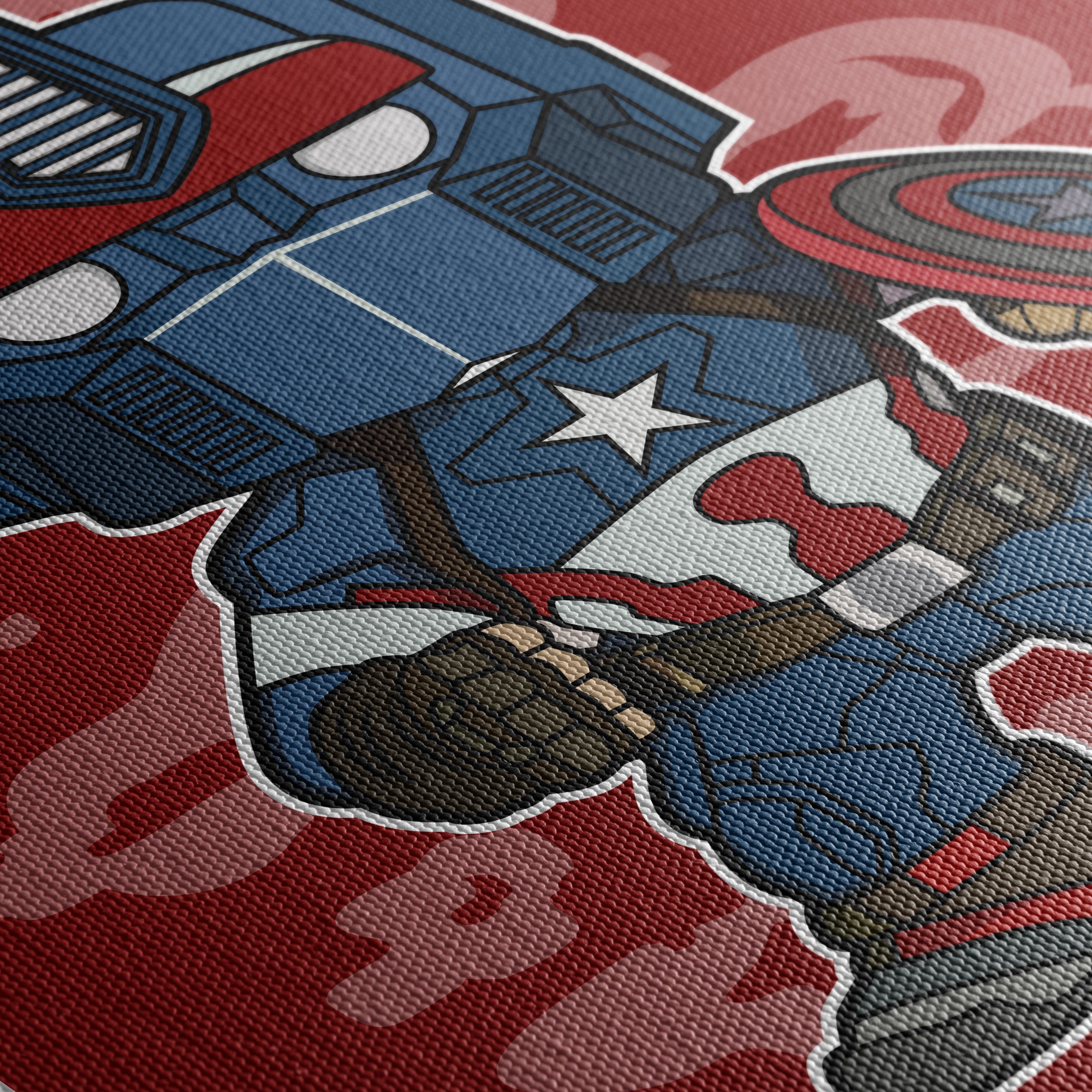Stylized Superhero Robot Character Art - Image 5