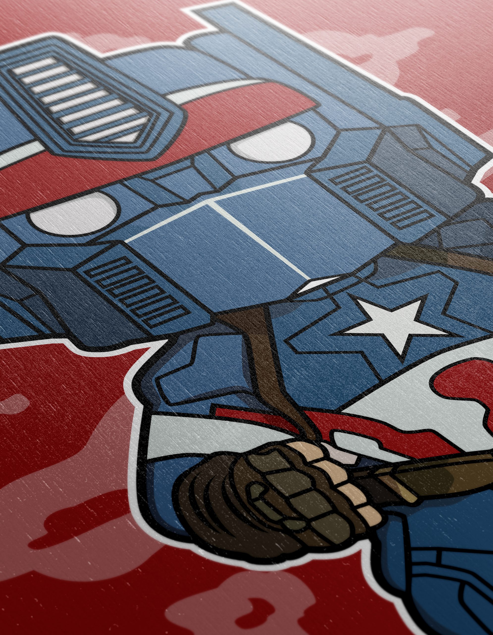 Stylized Superhero Robot Character Art - Image 12