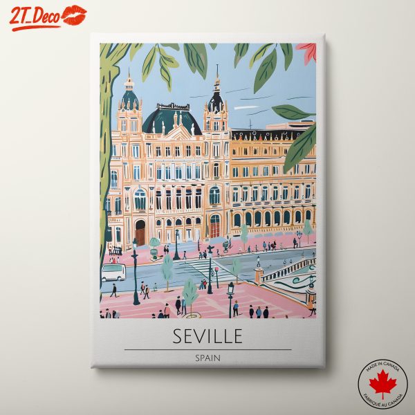 Colorful Cityscape of Seville