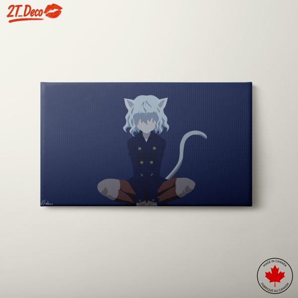 Anime Style Character with Cat Ears