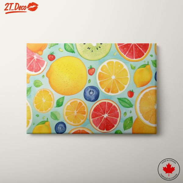 Colorful Abstract Fruit Art 2