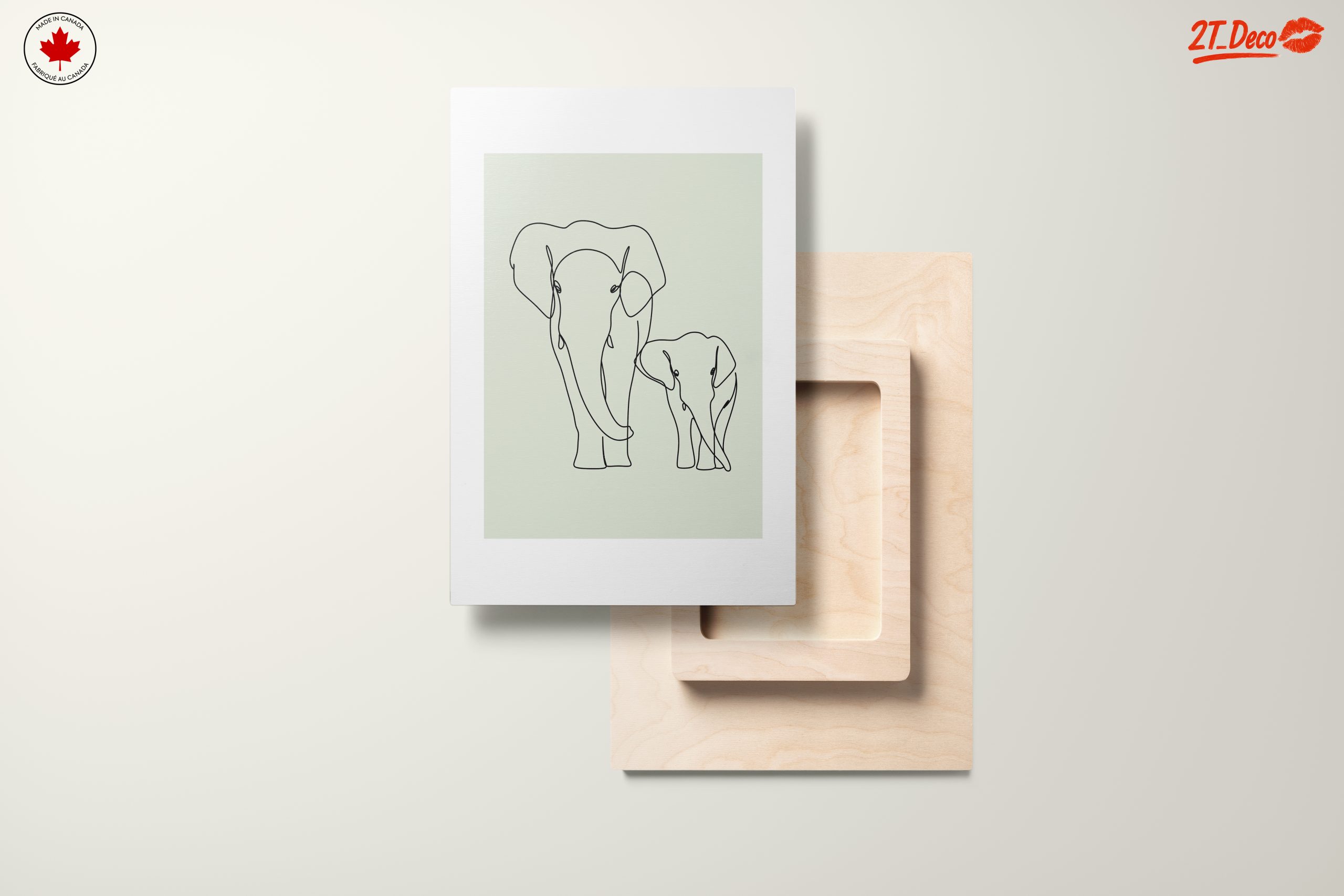 Minimalist Elephant Line Art for a Chic Decor - Image 11