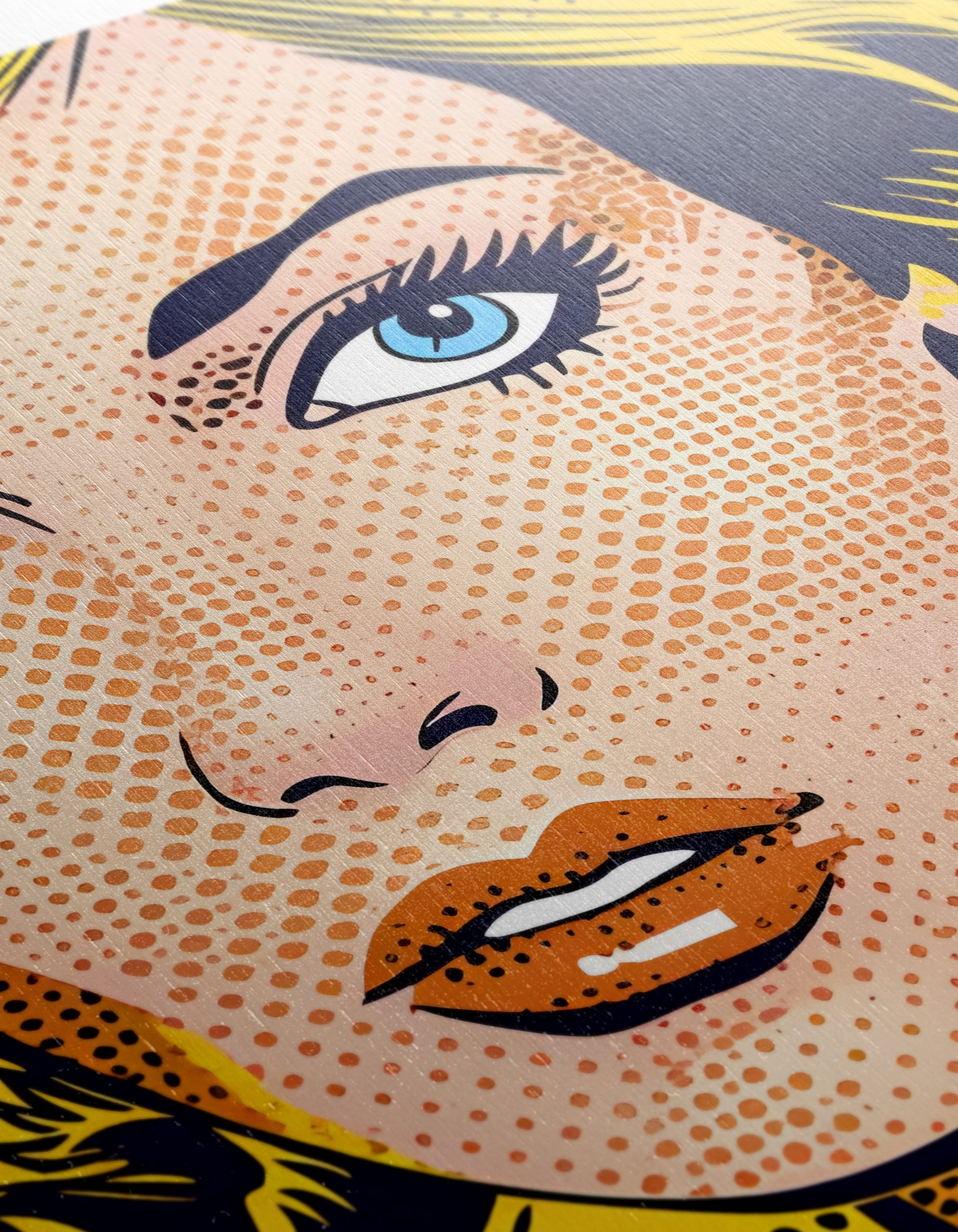 Vintage Pop Art Woman Portrait - Image 12