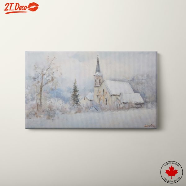 Charming Winter Landscape with Church
