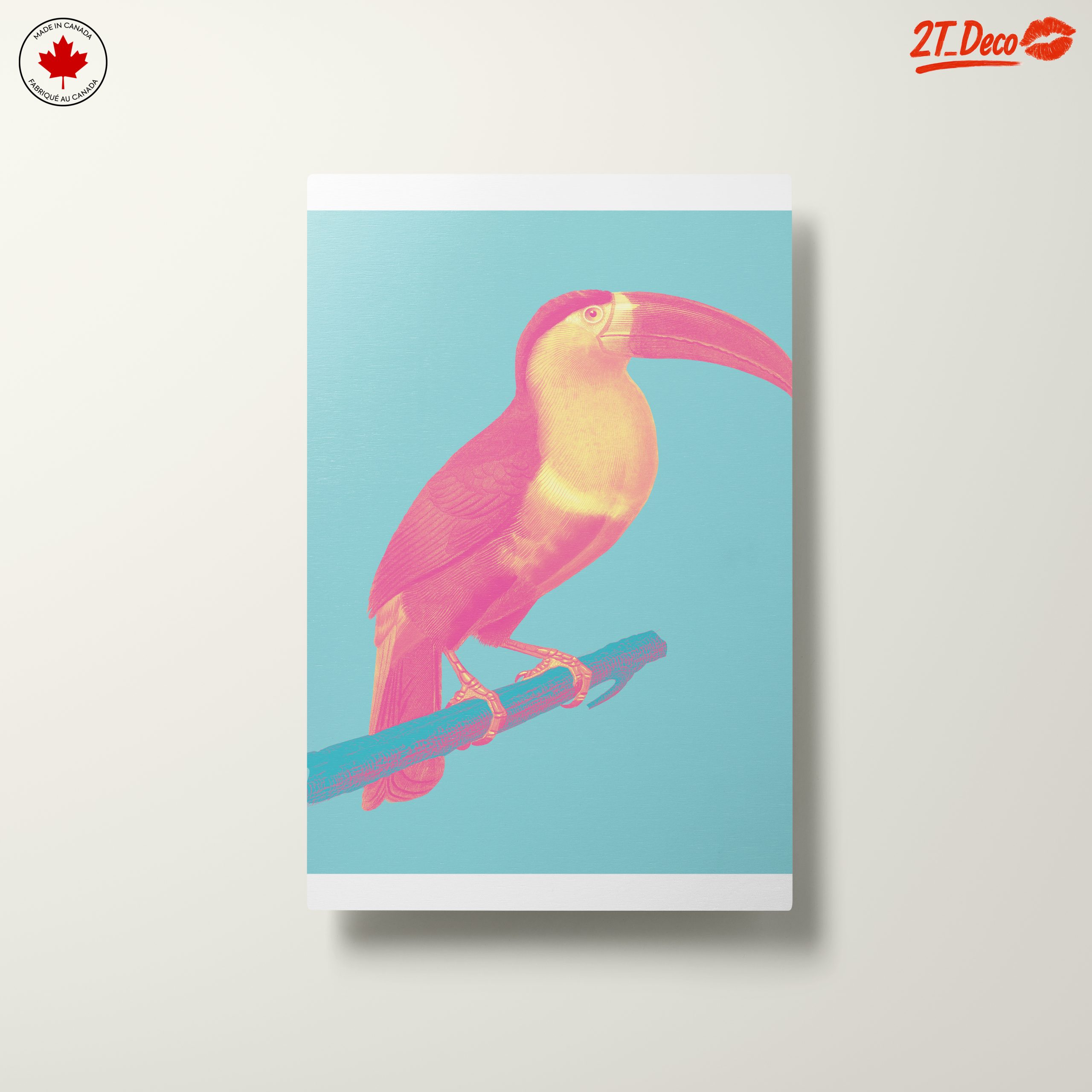 Vibrant Toucan on Abstract Background - Image 10