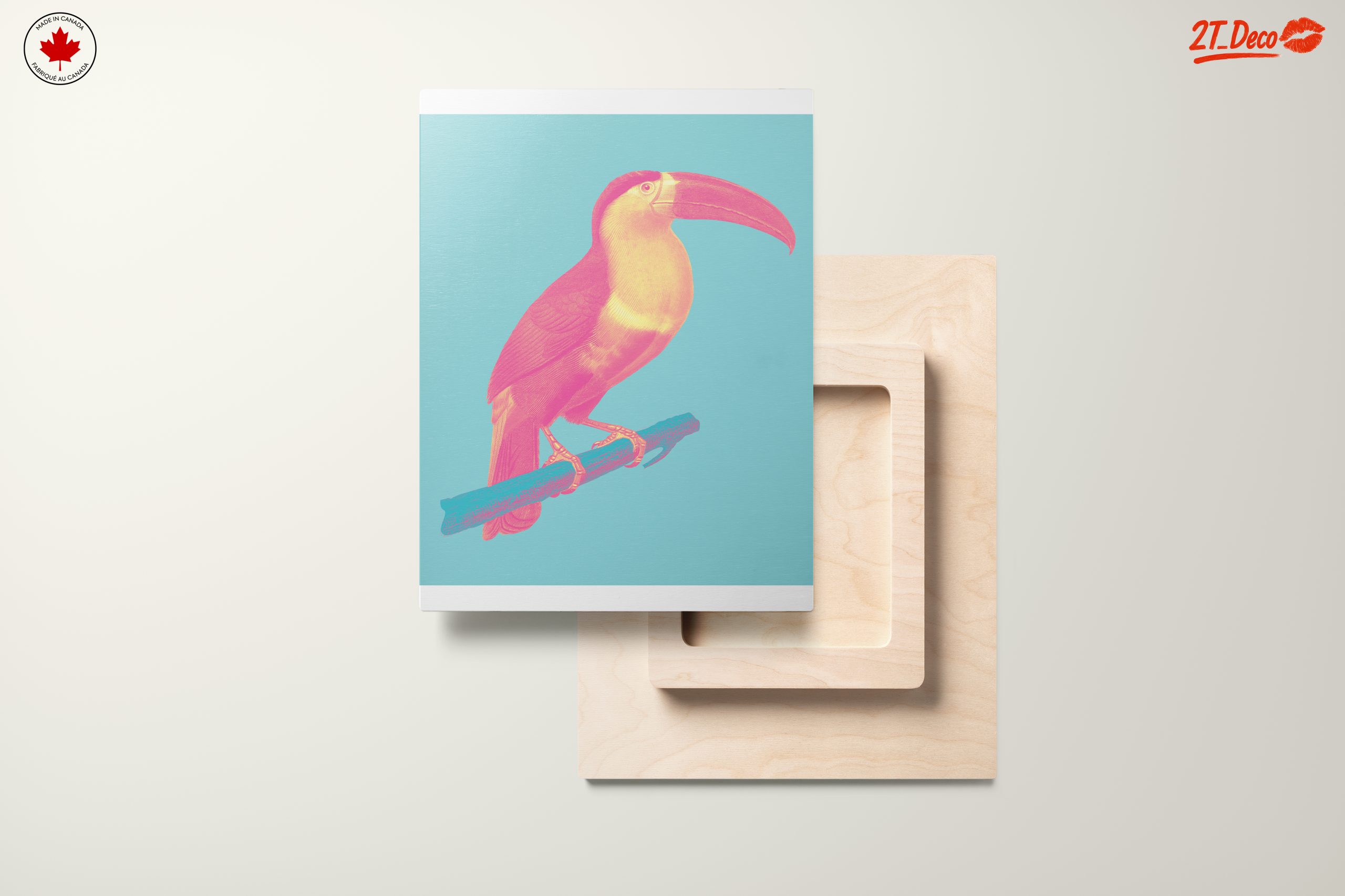 Vibrant Toucan on Abstract Background - Image 11