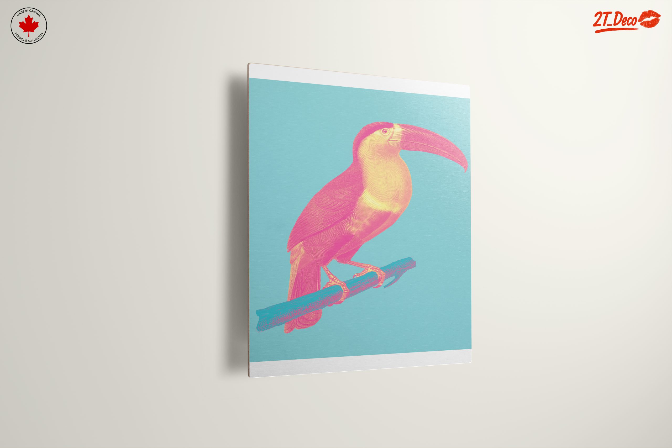 Vibrant Toucan on Abstract Background - Image 13