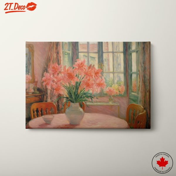 Vibrant Botanical Still Life in Interior