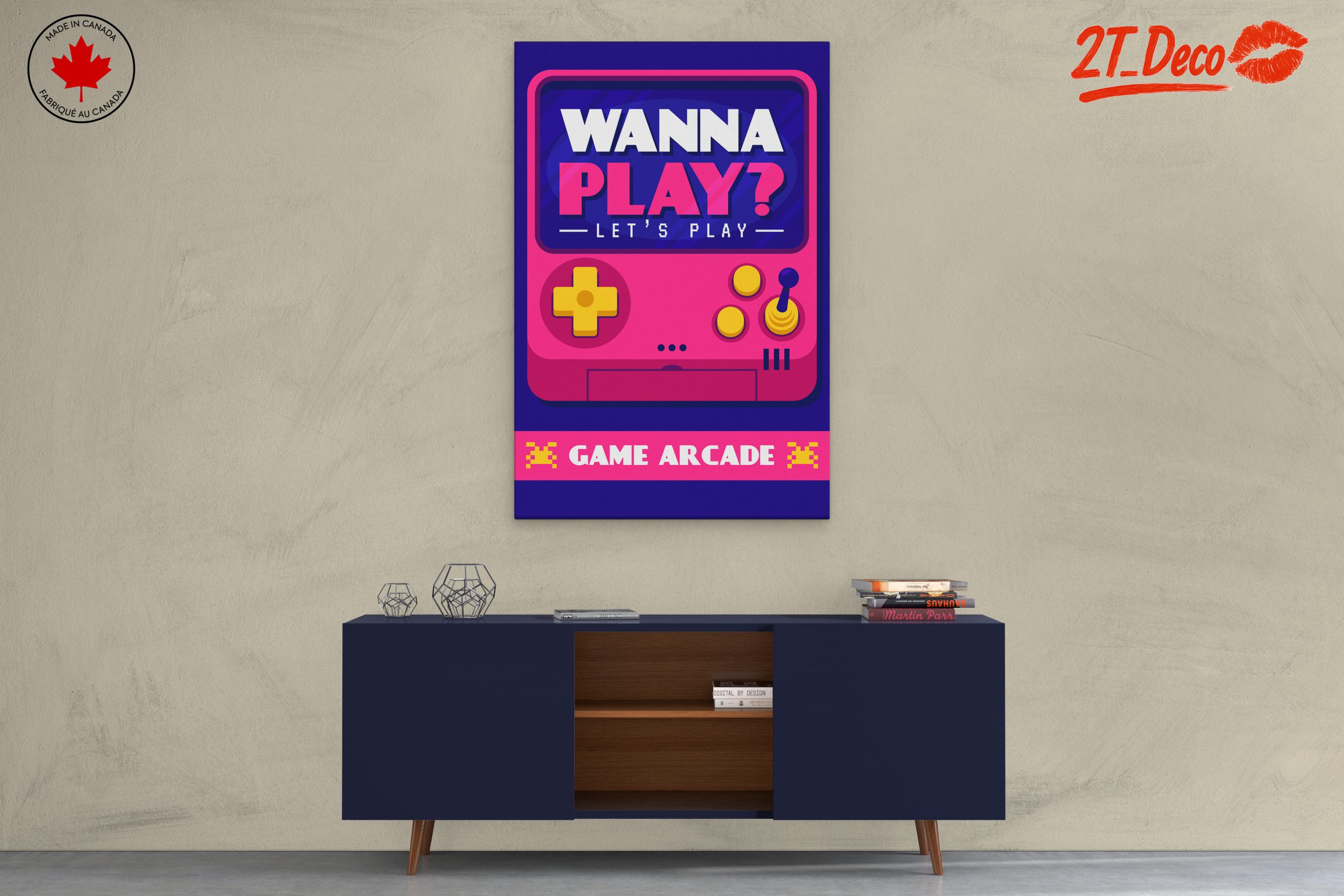 Retro Gaming Arcade Art Print - Image 3