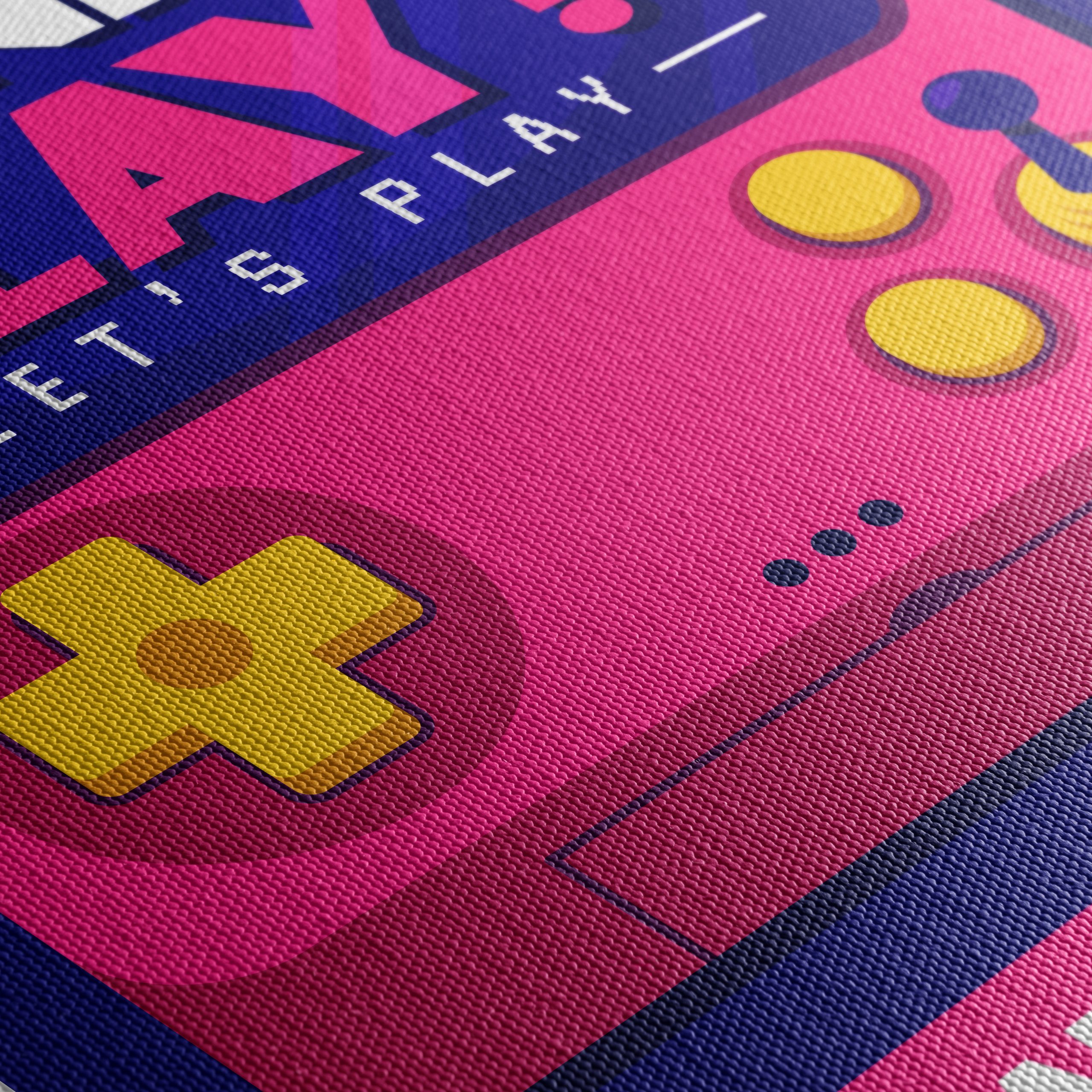 Retro Gaming Arcade Art Print - Image 5