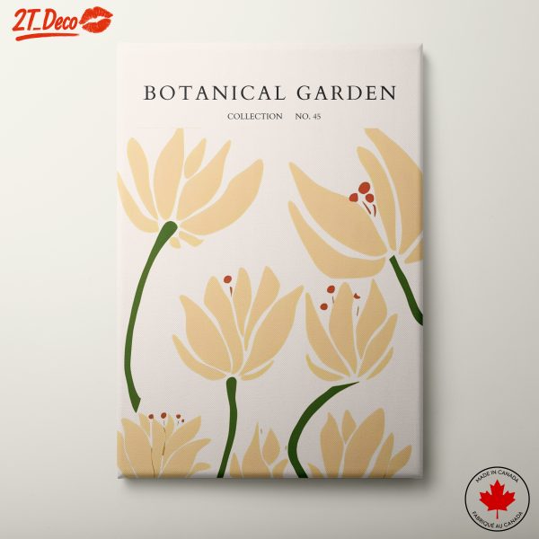 Stylized Floral Art for Home Decor