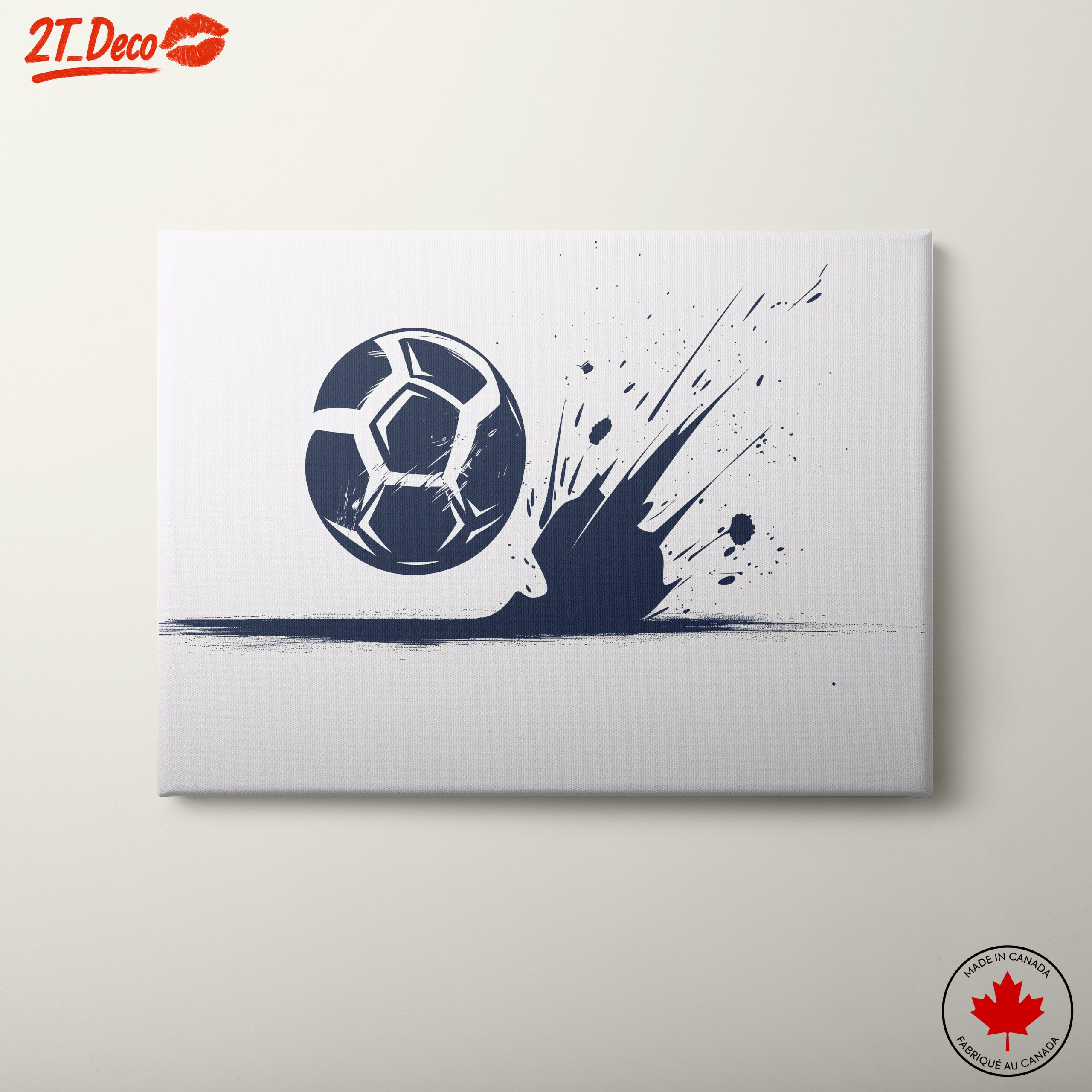Dynamic Soccer Ball Artwork 2
