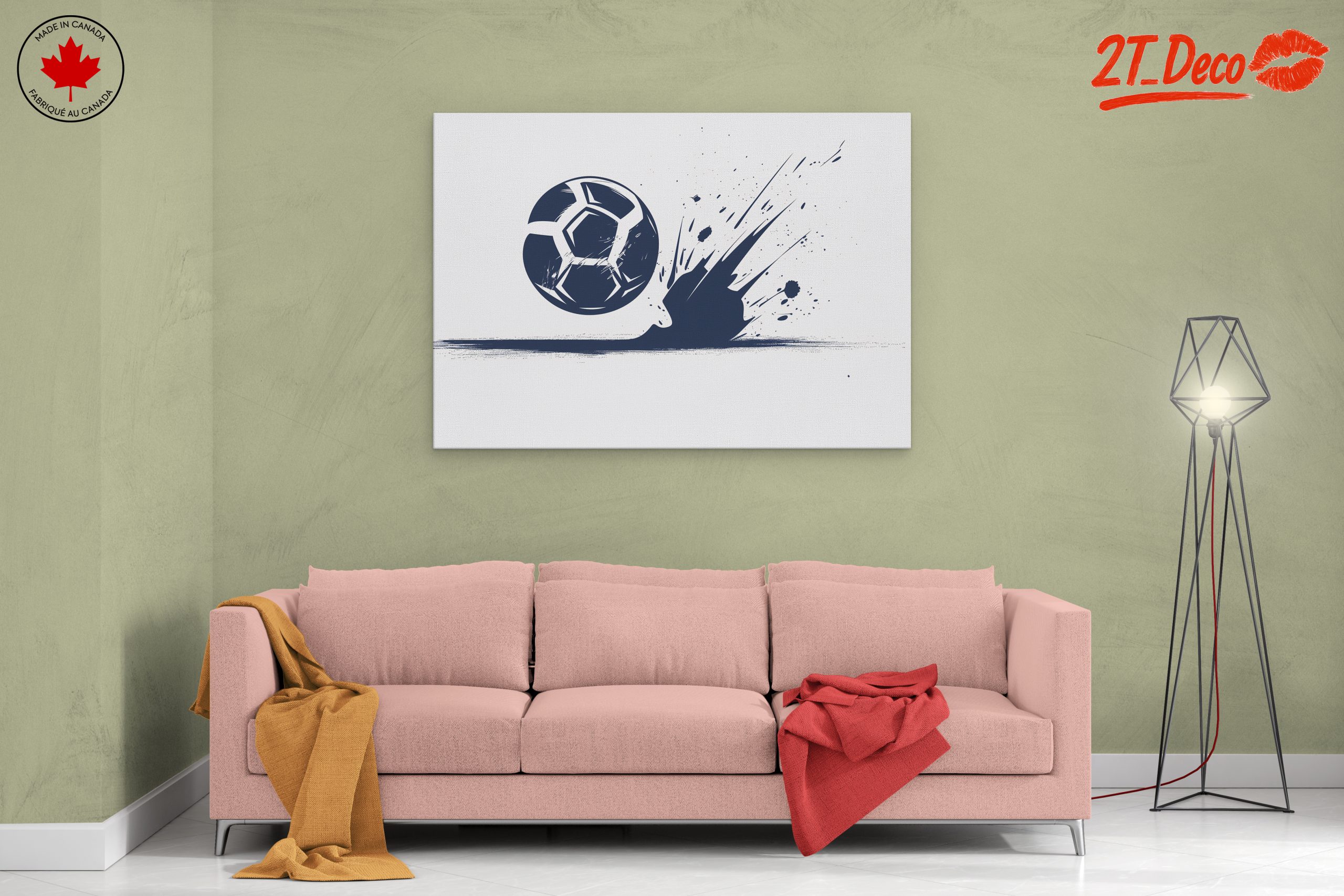 Dynamic Soccer Ball Artwork 2 - Image 2