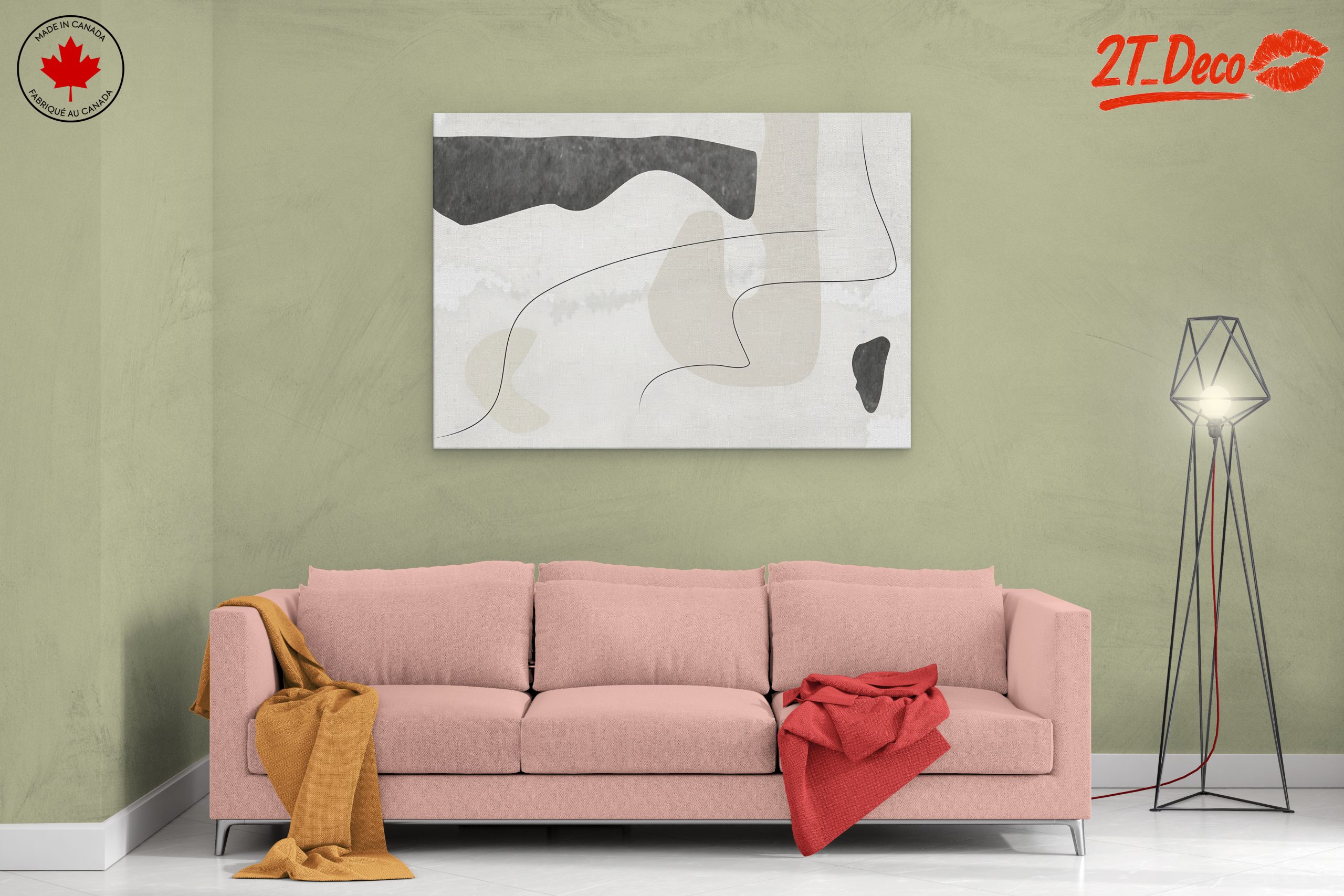 Modern Abstract Composition Art - Image 2