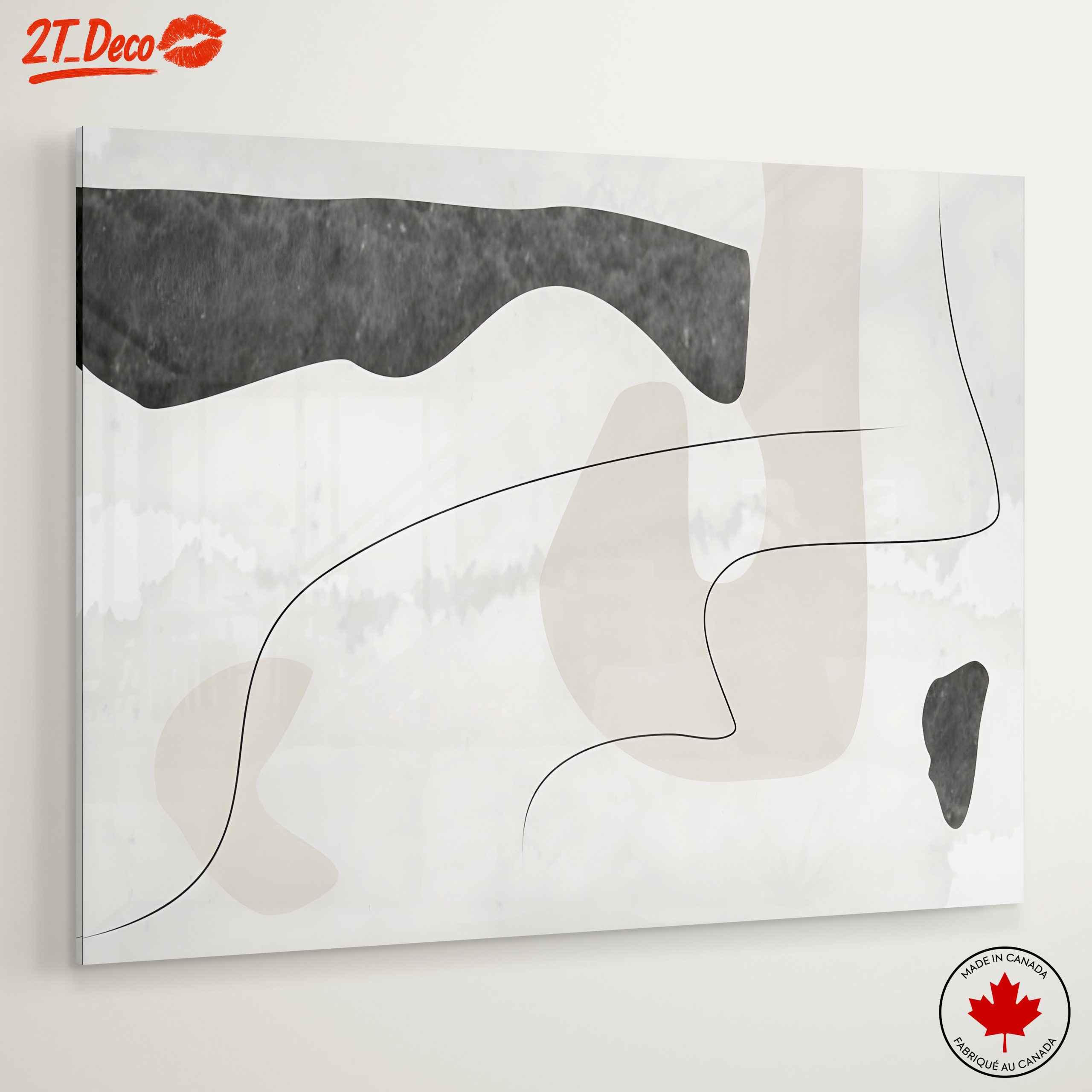 Modern Abstract Composition Art - Image 6