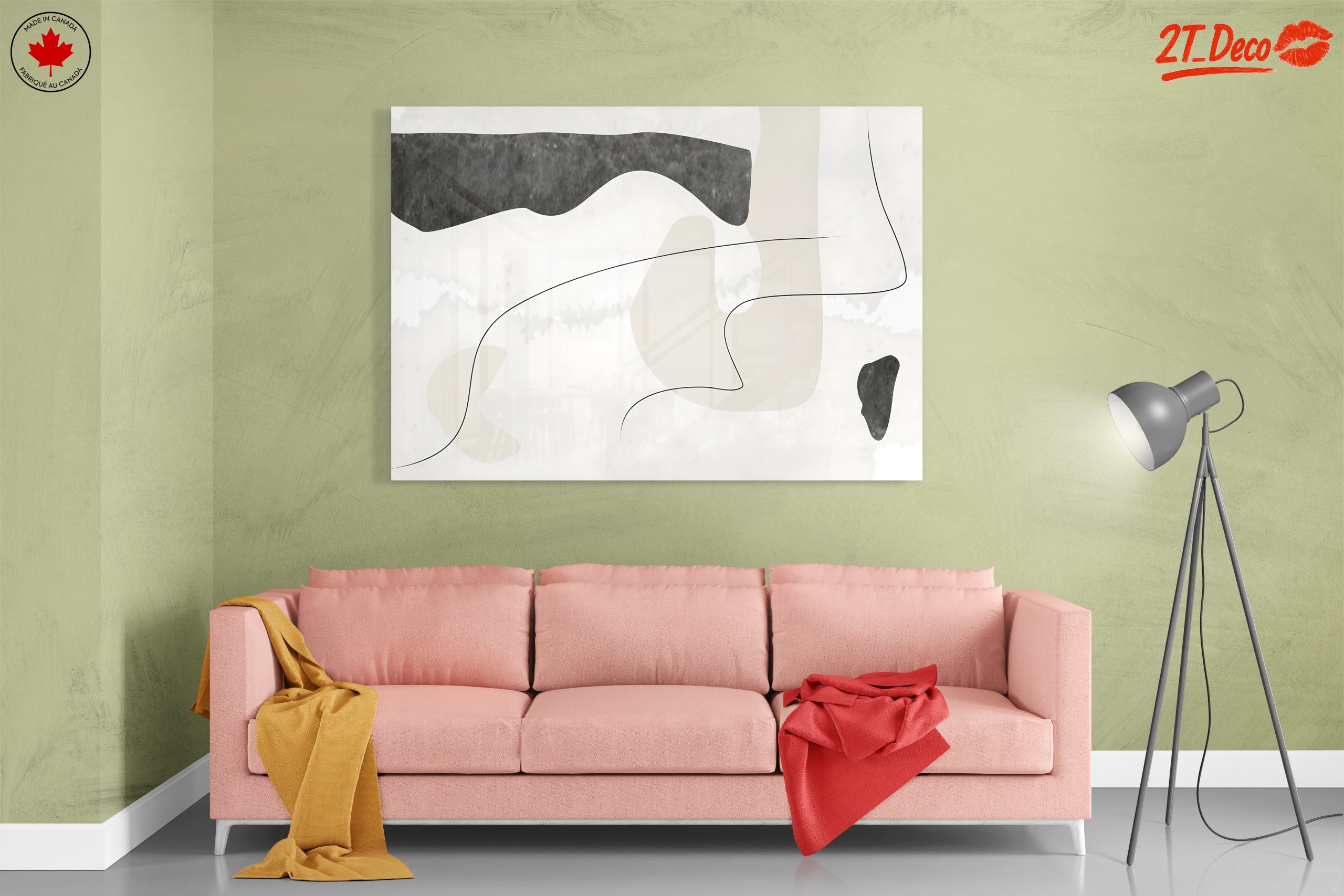 Modern Abstract Composition Art - Image 7