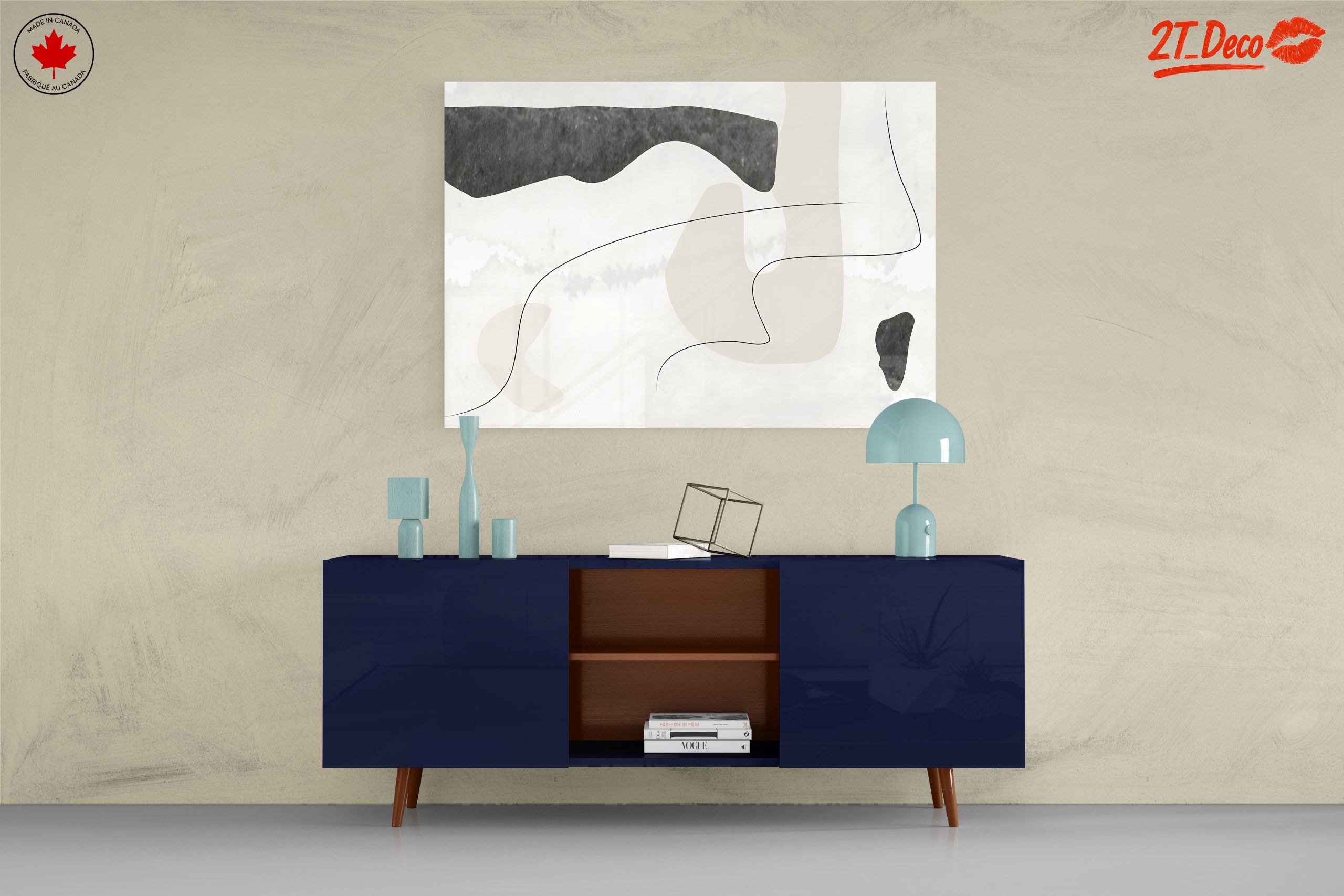 Modern Abstract Composition Art - Image 8