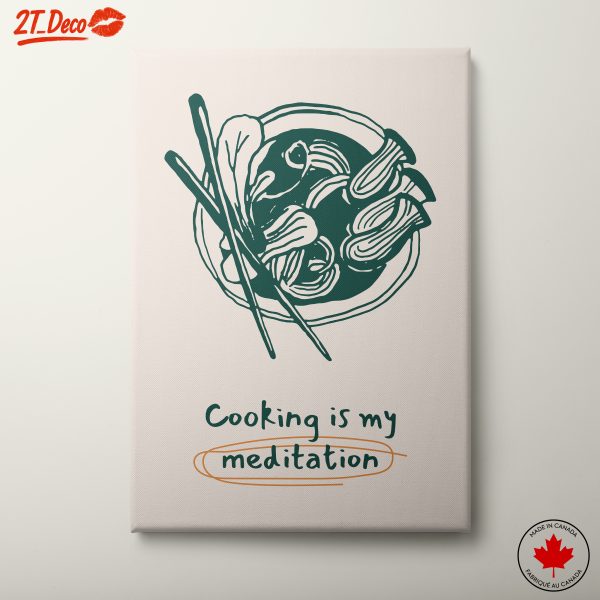 Stylized Noodle Bowl Art