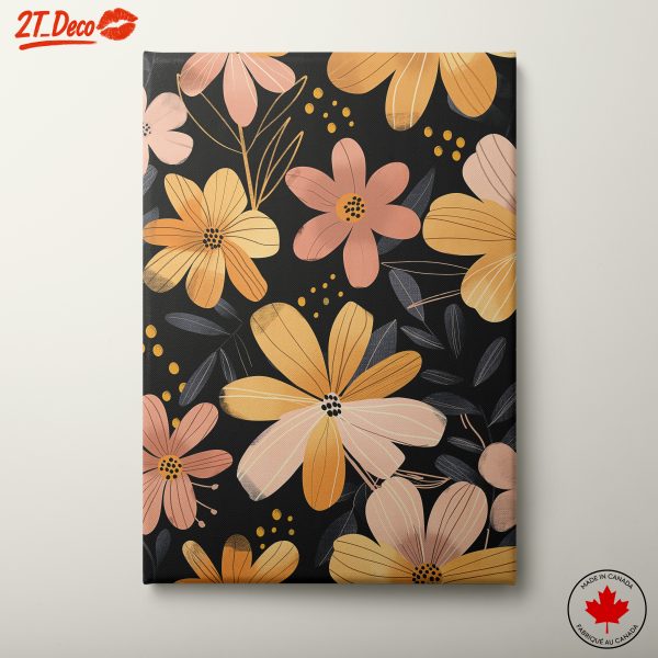 Vibrant Floral Botanical Art for Home Decoration