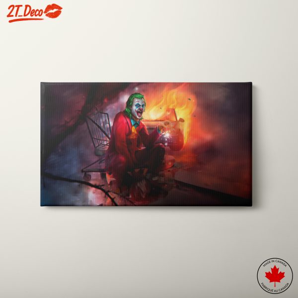 Stylized Joker Character Art from DC Comics