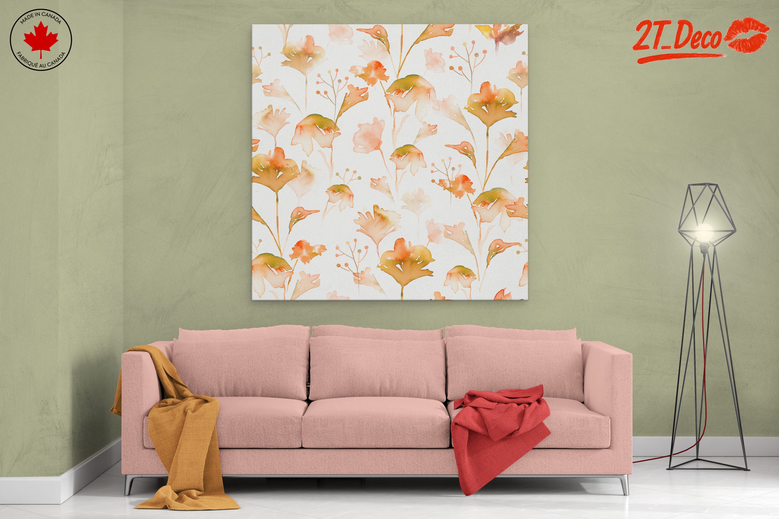 Elegant Botanical Abstract Artwork 2 - Image 2